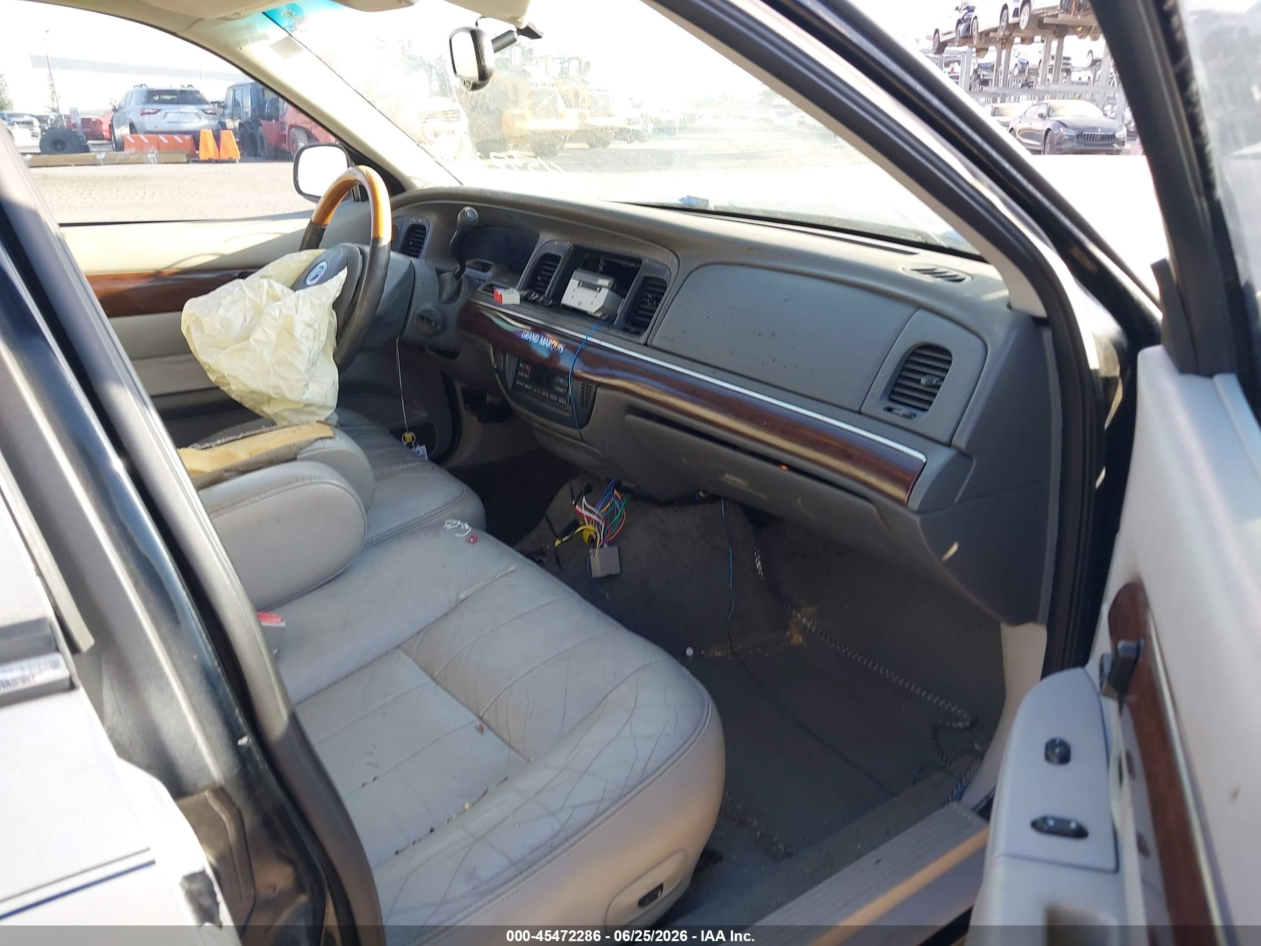 2003 Mercury Grand Marquis Ls Silver vin: 2MEFM75W43X680607
