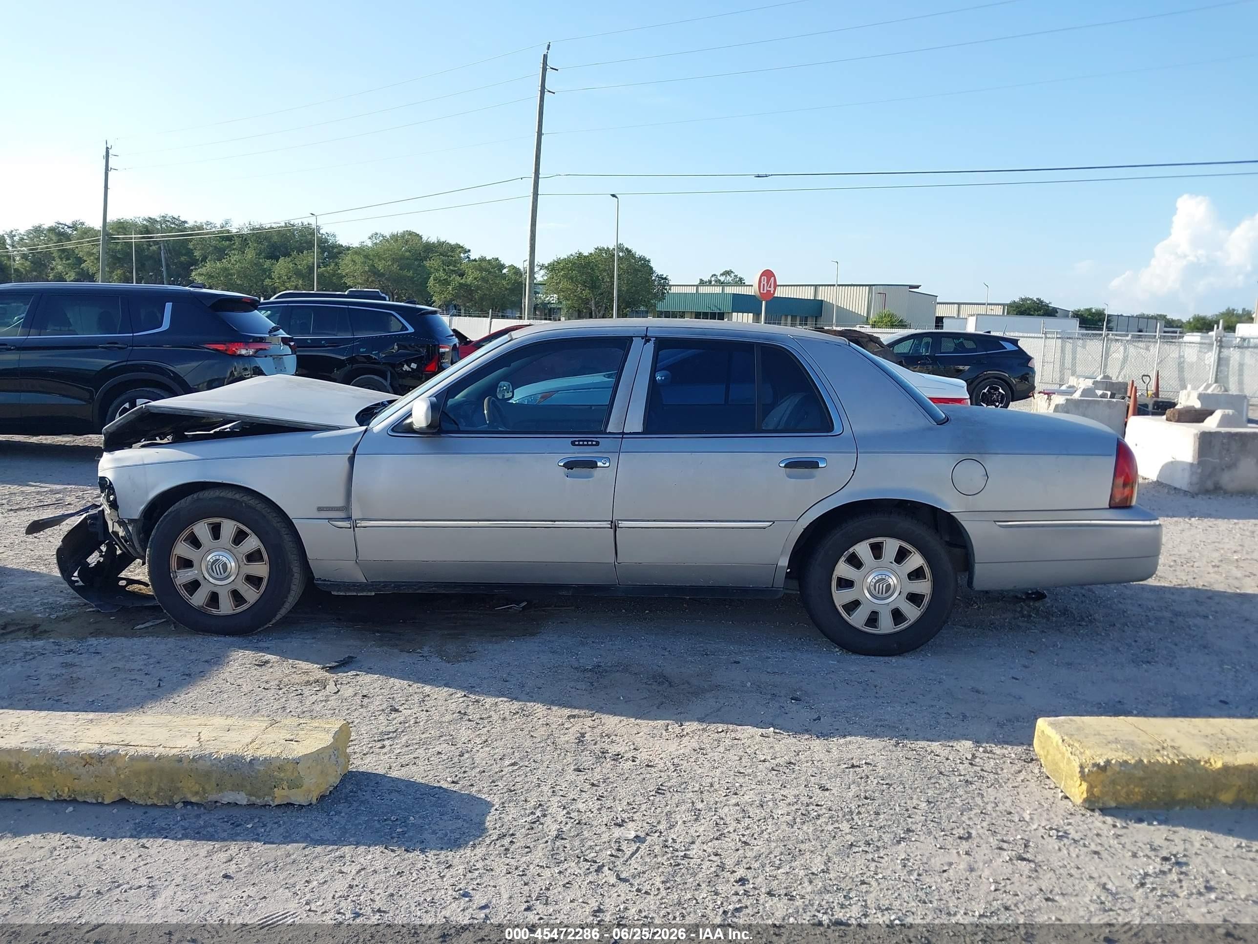 2003 Mercury Grand Marquis Ls Silver vin: 2MEFM75W43X680607