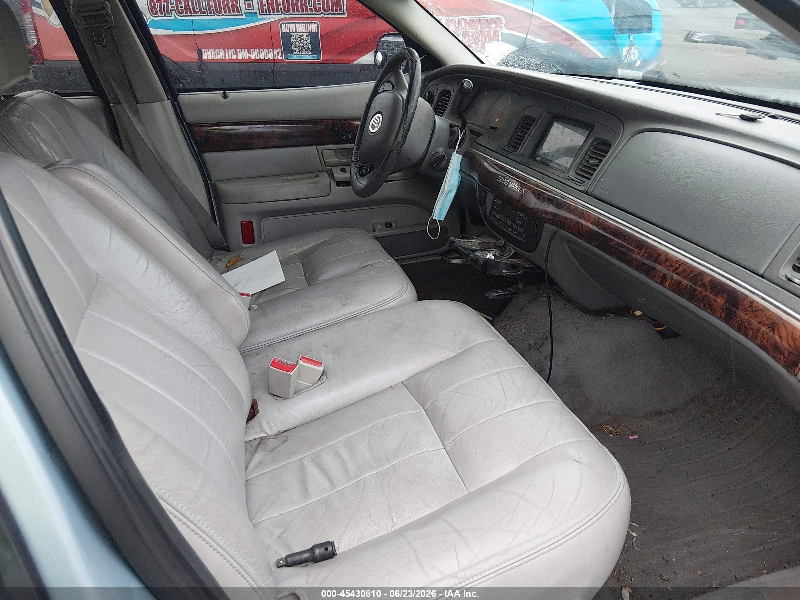 2004 Mercury Grand Marquis Ls Blue vin: 2MEFM75W44X687770