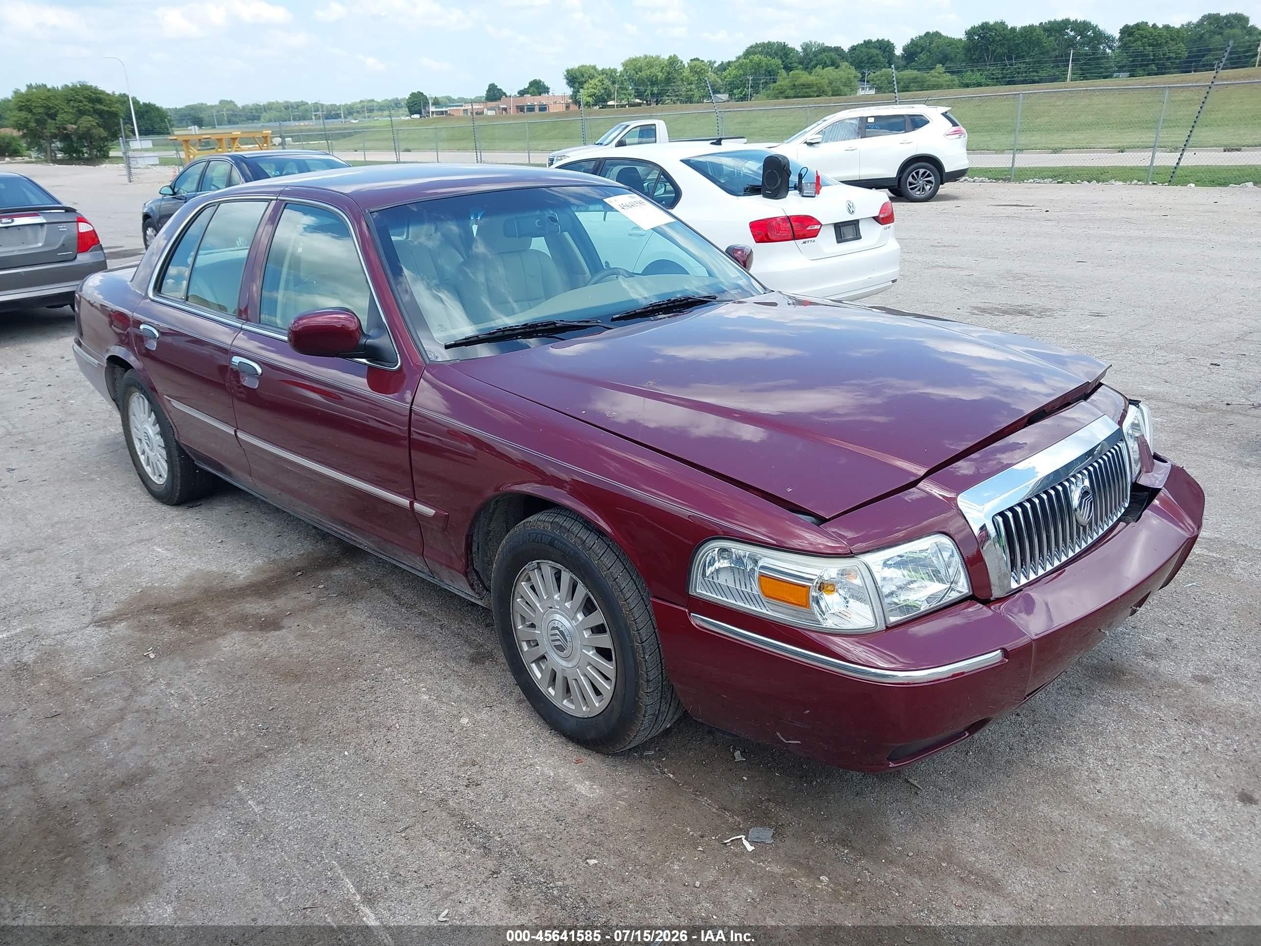 2006 Mercury Grand Marquis Ls Фиолетовый vin: 2MEFM75W46X605359