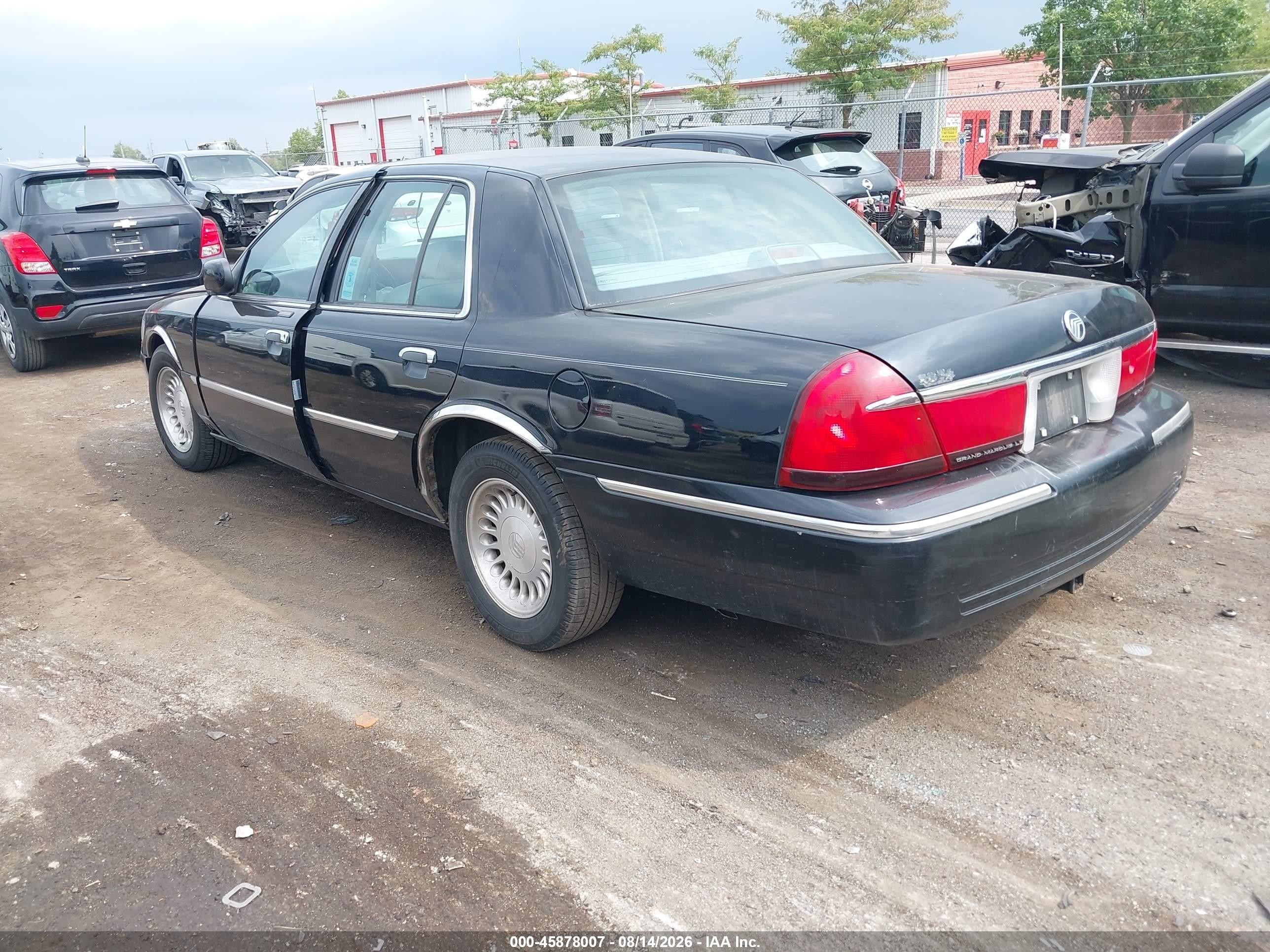 1999 Mercury Grand Marquis Ls Black vin: 2MEFM75W4XX604438