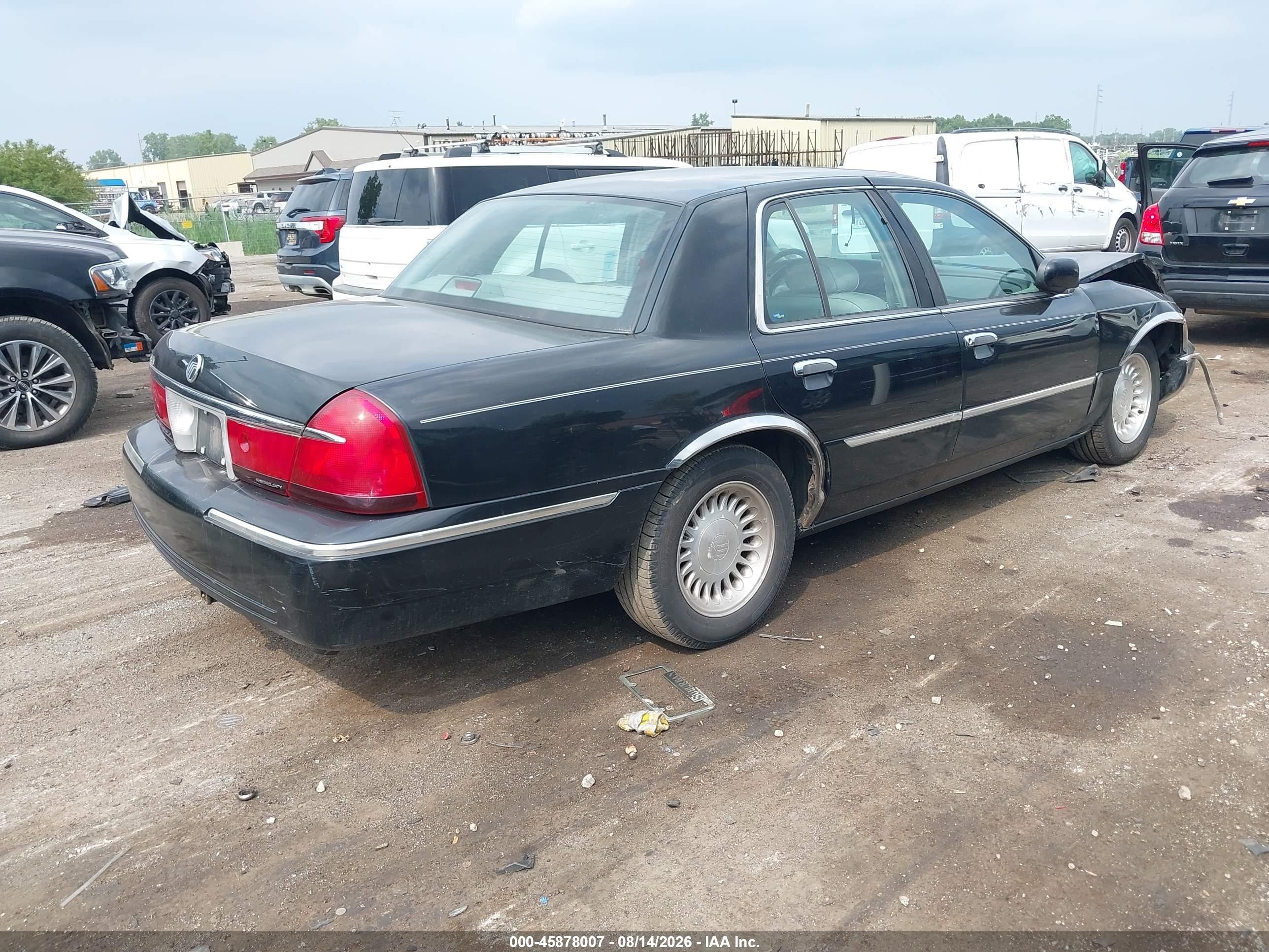 1999 Mercury Grand Marquis Ls Black vin: 2MEFM75W4XX604438