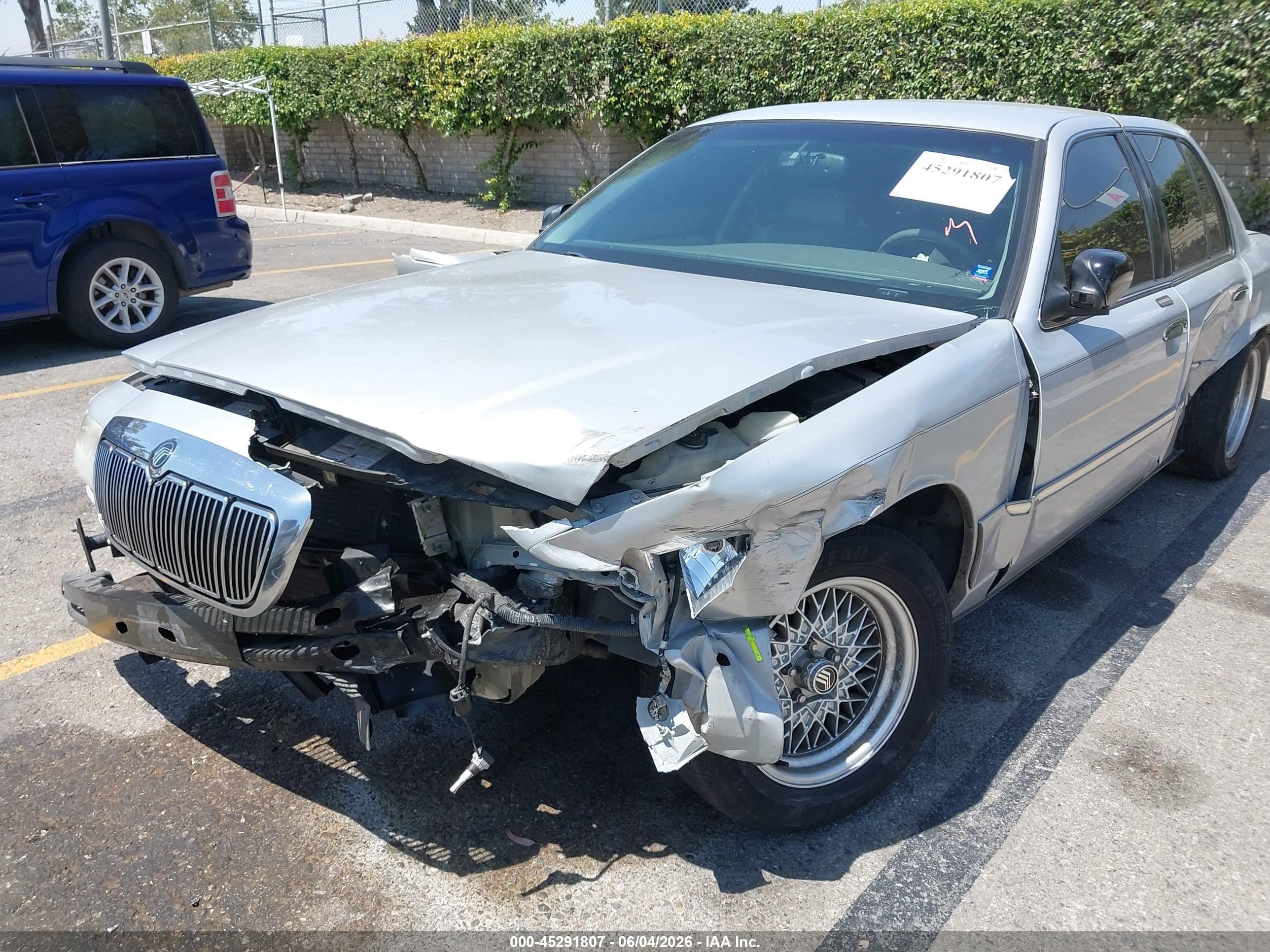 2000 Mercury Grand Marquis Ls Silver vin: 2MEFM75W4YX614159