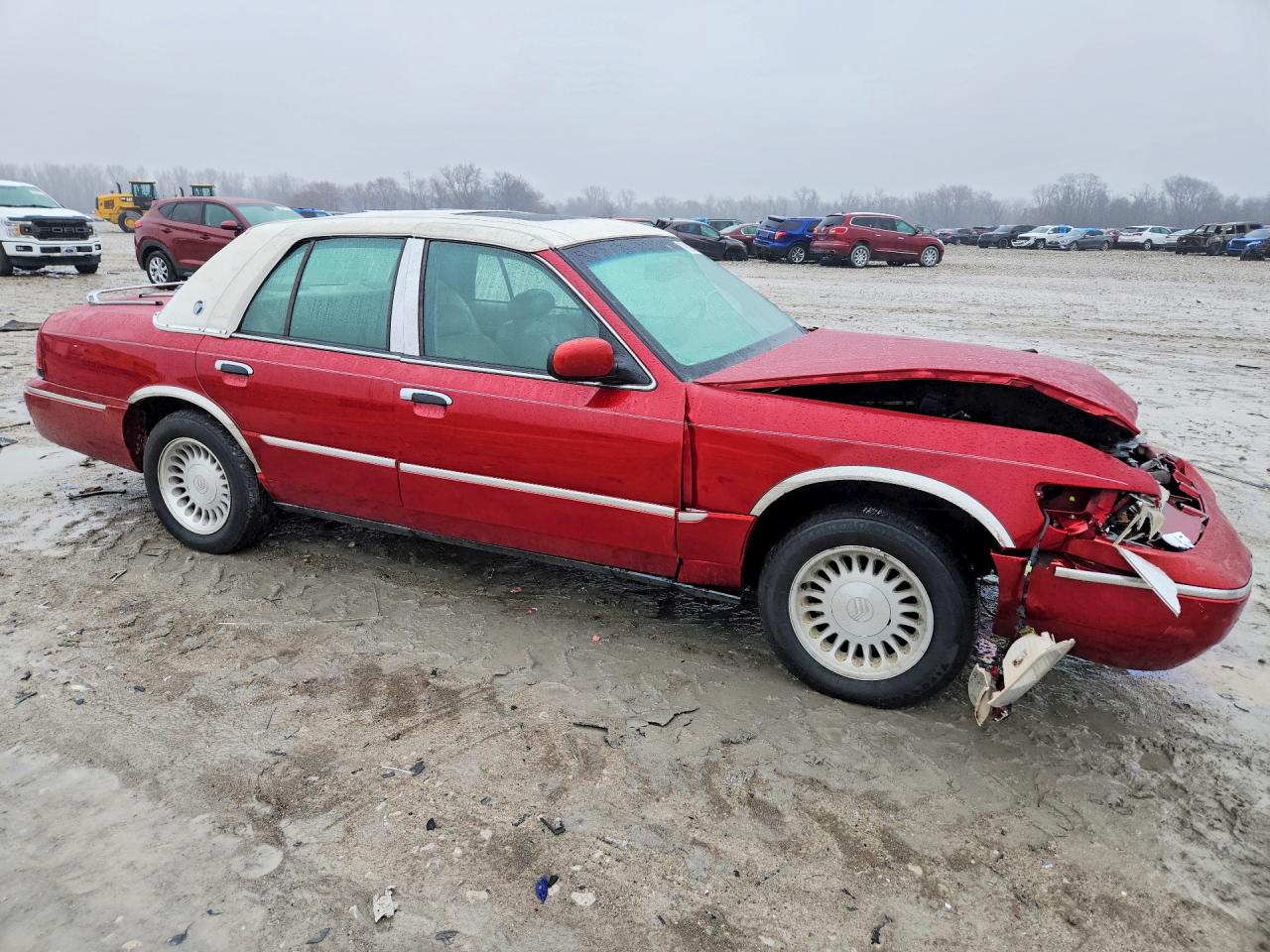 2001 Mercury Grand Marquis Ls Maroon vin: 2MEFM75W51X604360