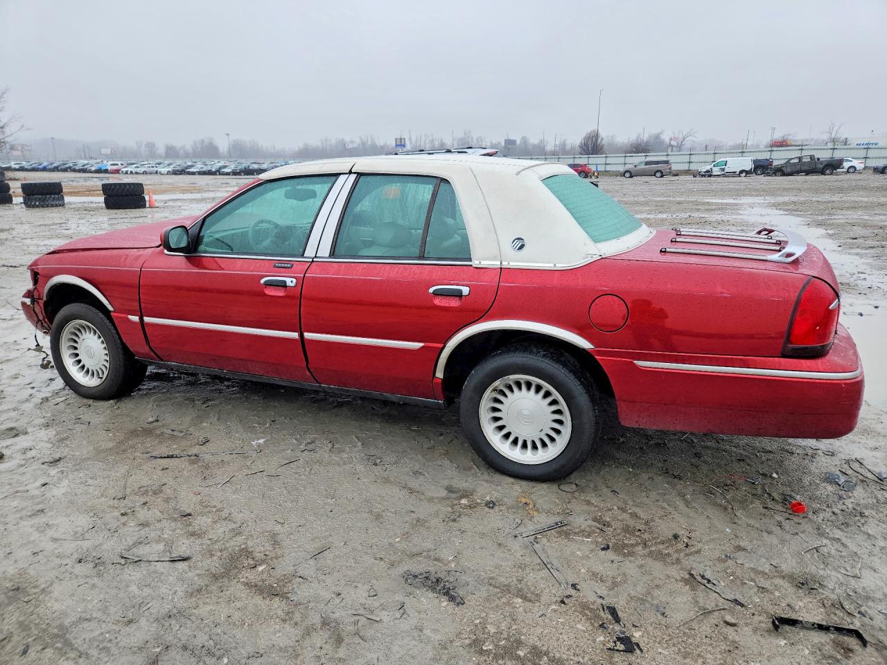 2001 Mercury Grand Marquis Ls Maroon vin: 2MEFM75W51X604360