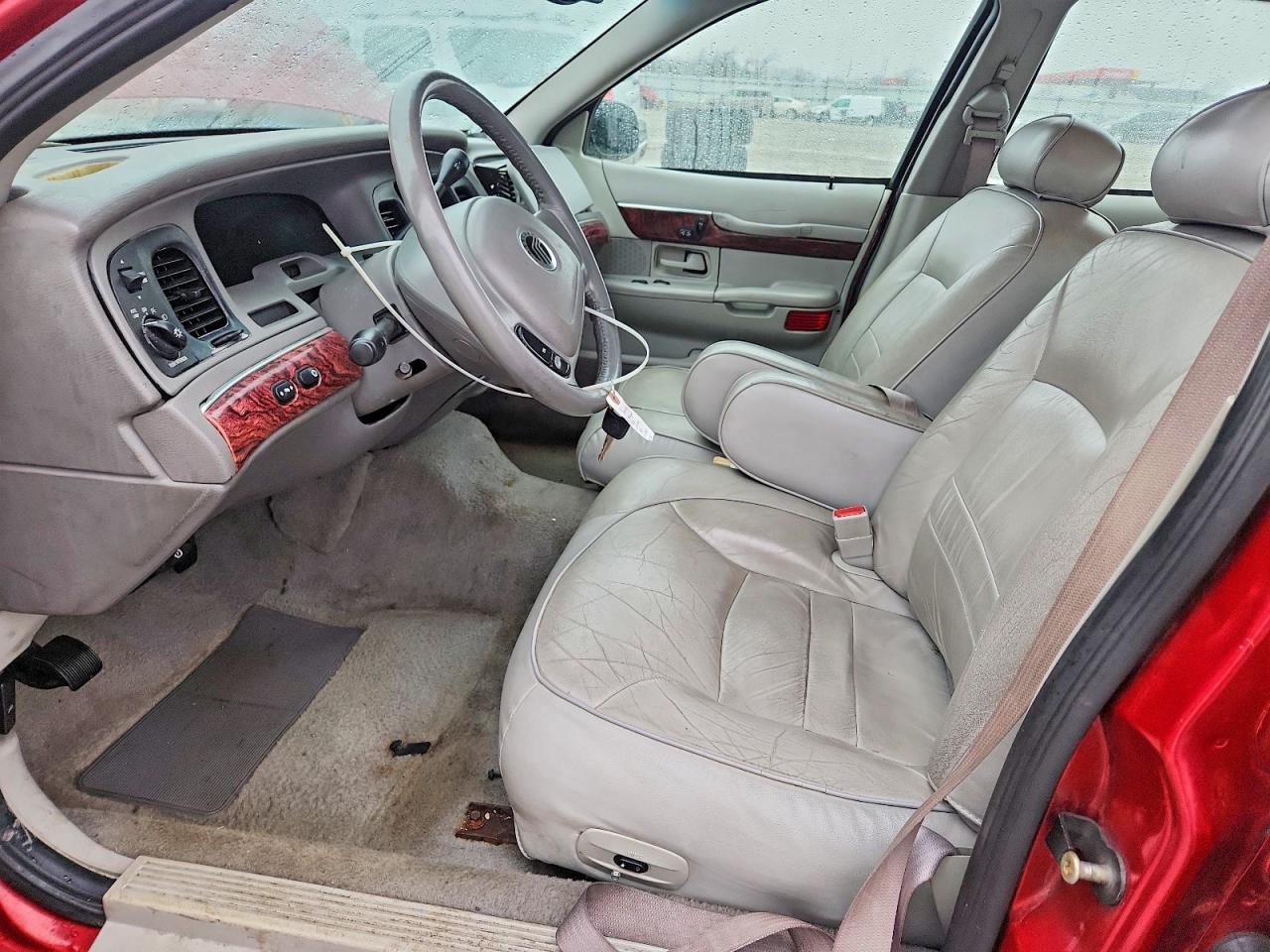 2001 Mercury Grand Marquis Ls Maroon vin: 2MEFM75W51X604360