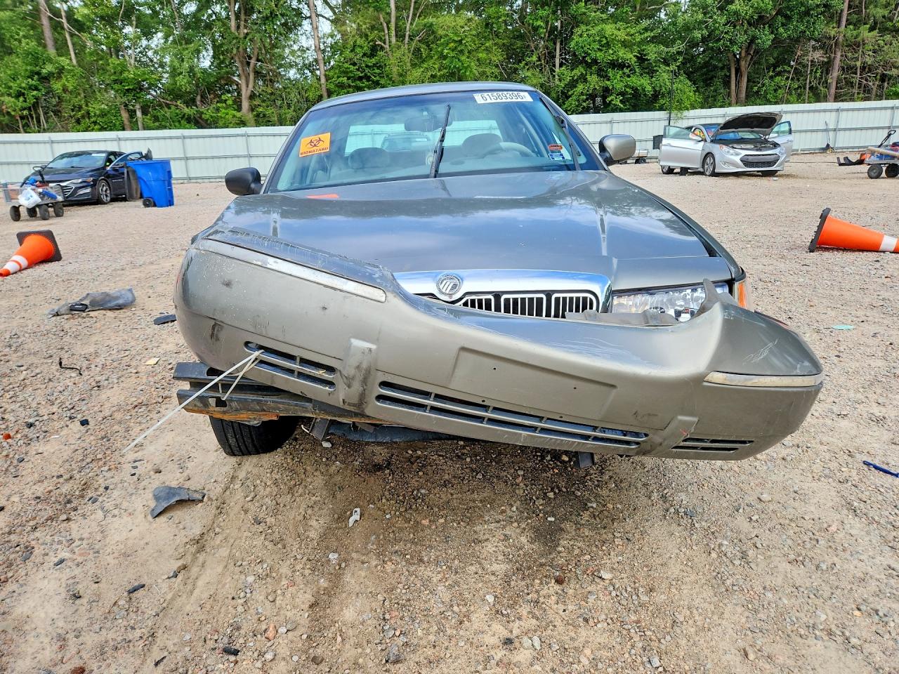 2001 Mercury Grand Marquis Ls Gray vin: 2MEFM75W51X690236