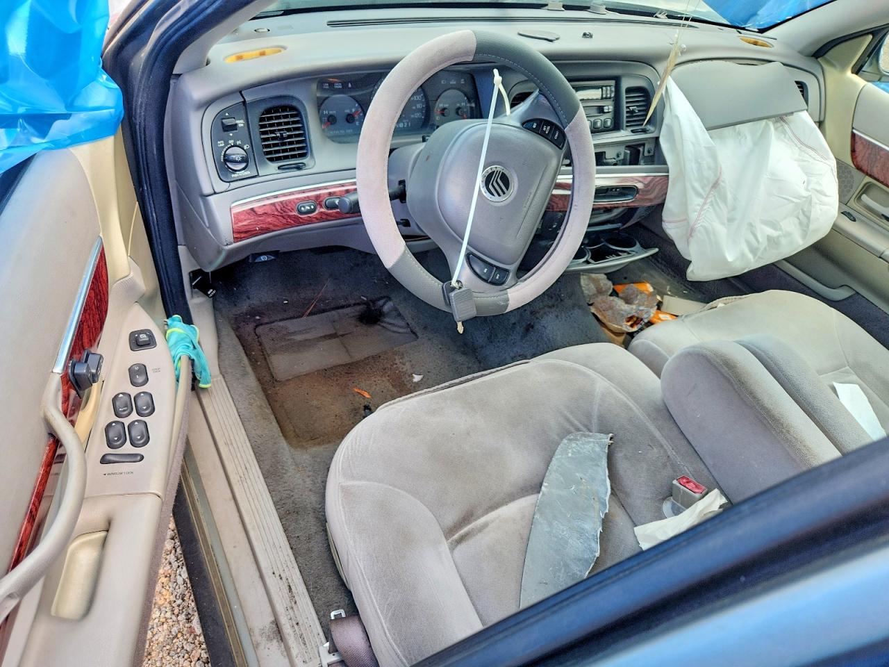 2001 Mercury Grand Marquis Ls Gray vin: 2MEFM75W51X690236