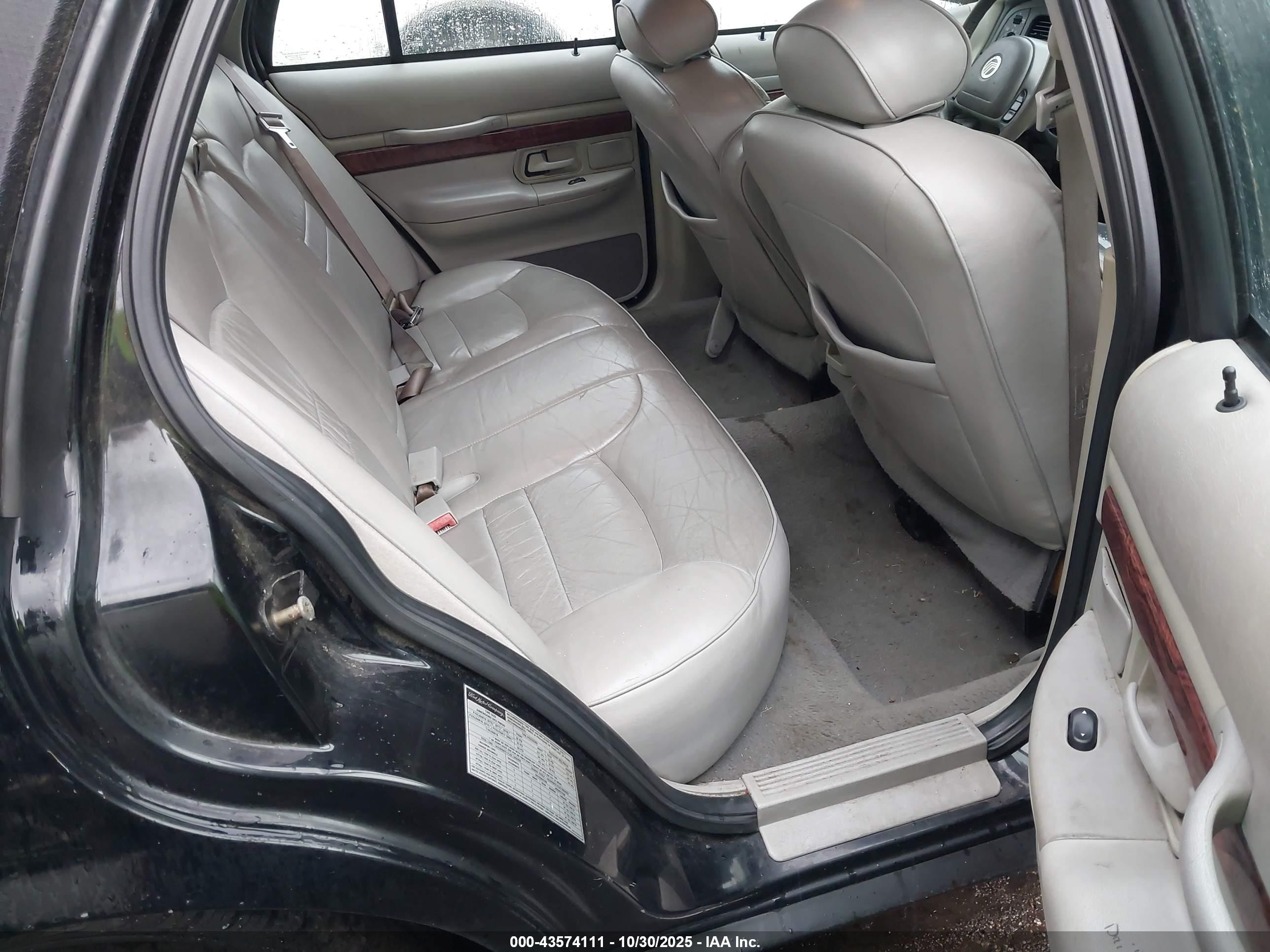 2002 Mercury Grand Marquis Ls Black vin: 2MEFM75W52X610953