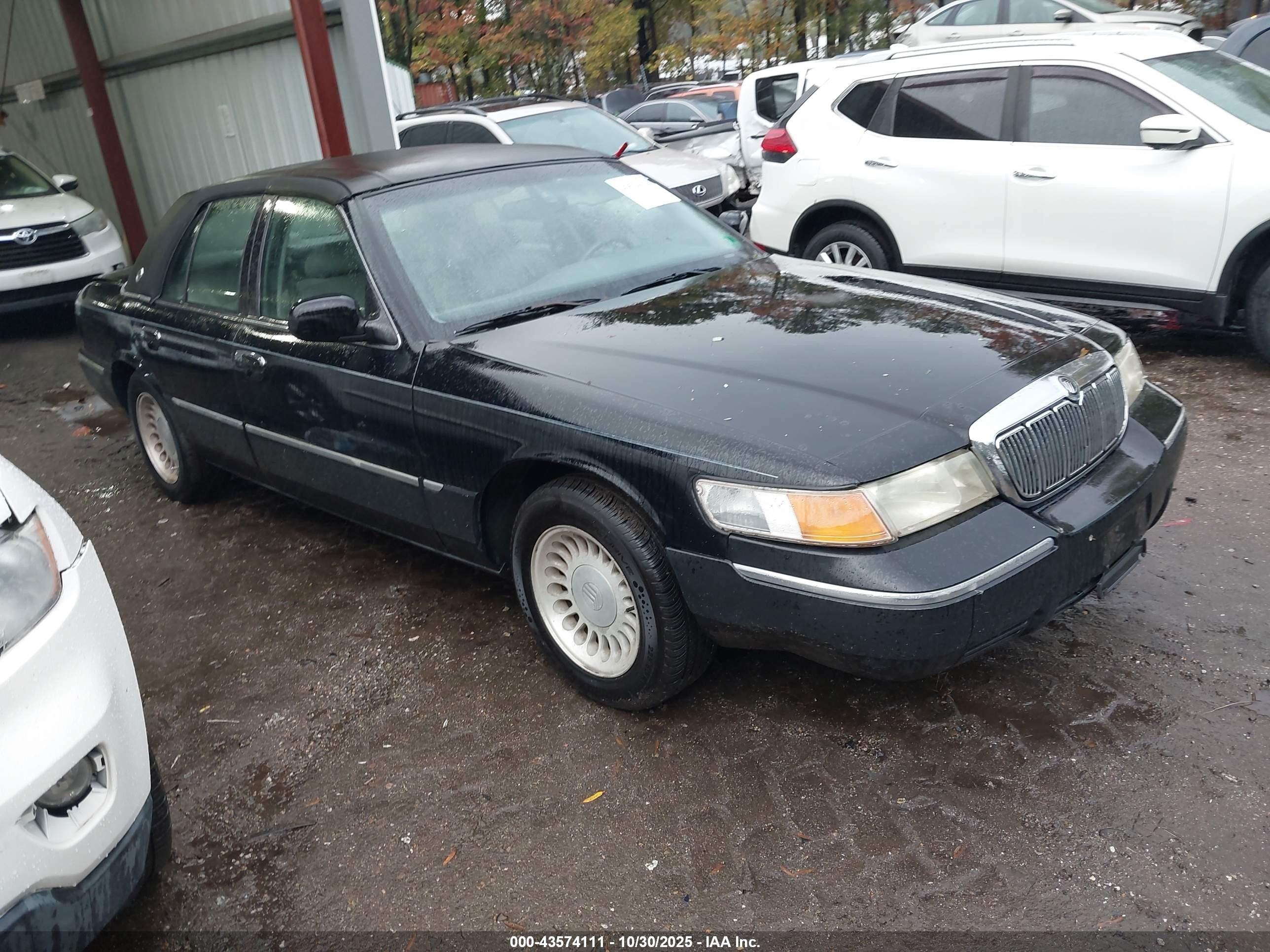 2002 Mercury Grand Marquis Ls Black vin: 2MEFM75W52X610953
