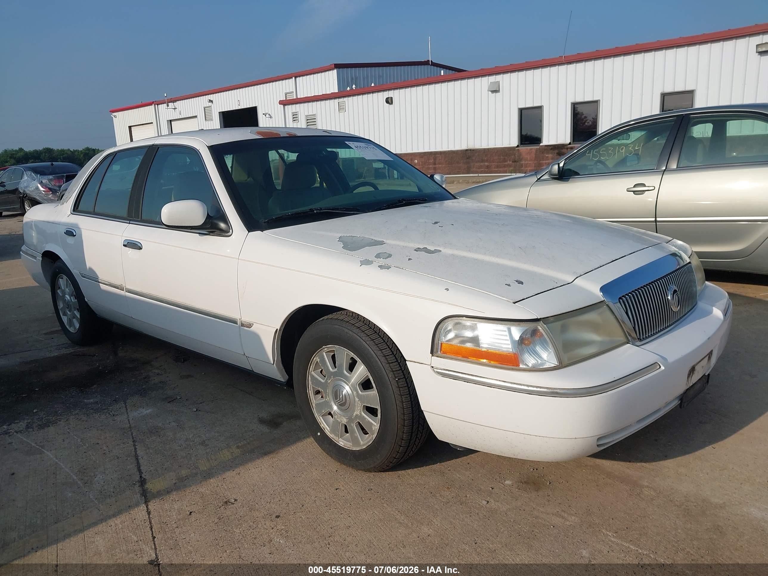2003 Mercury Grand Marquis Ls White vin: 2MEFM75W53X661483