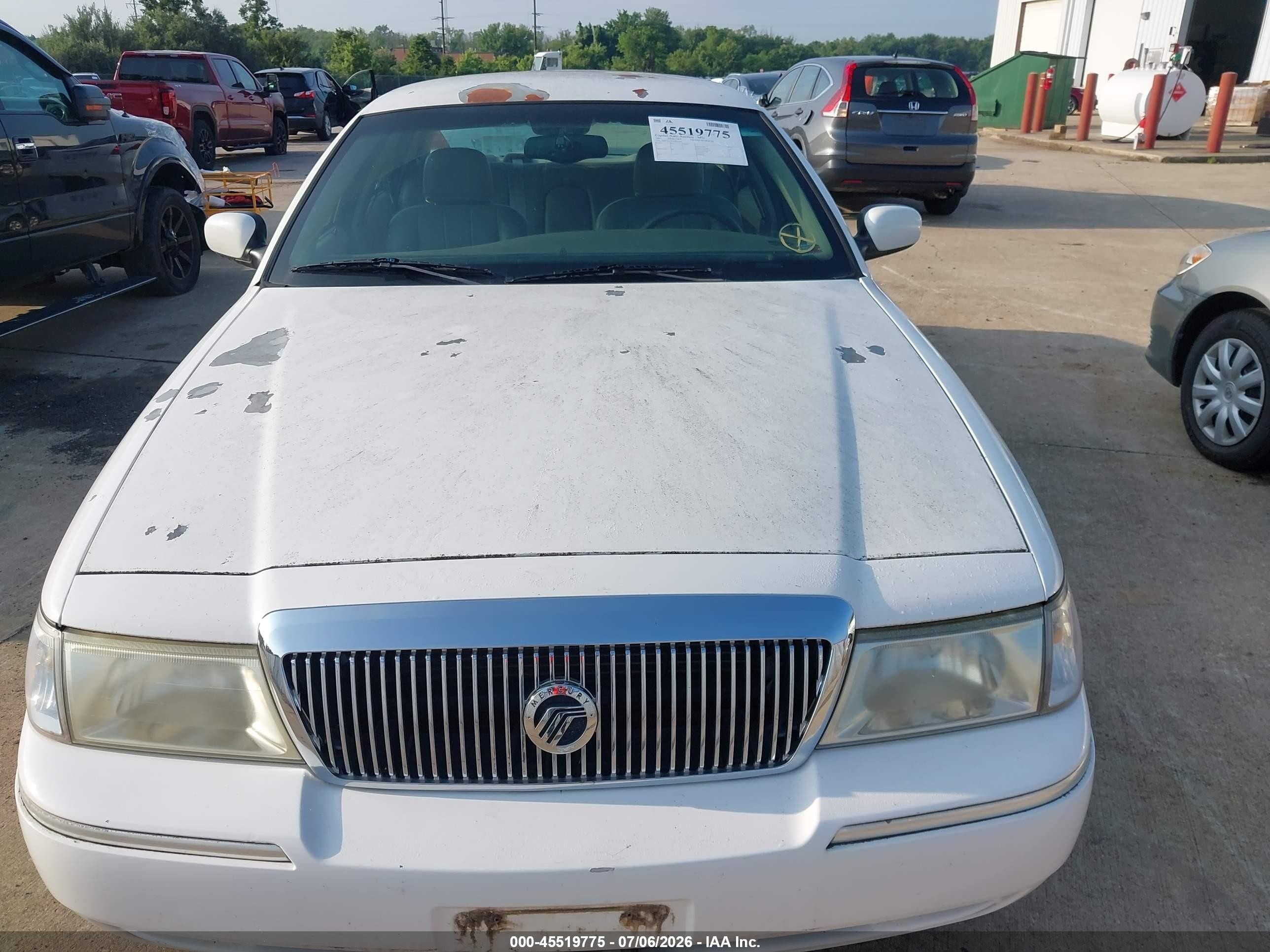 2003 Mercury Grand Marquis Ls White vin: 2MEFM75W53X661483