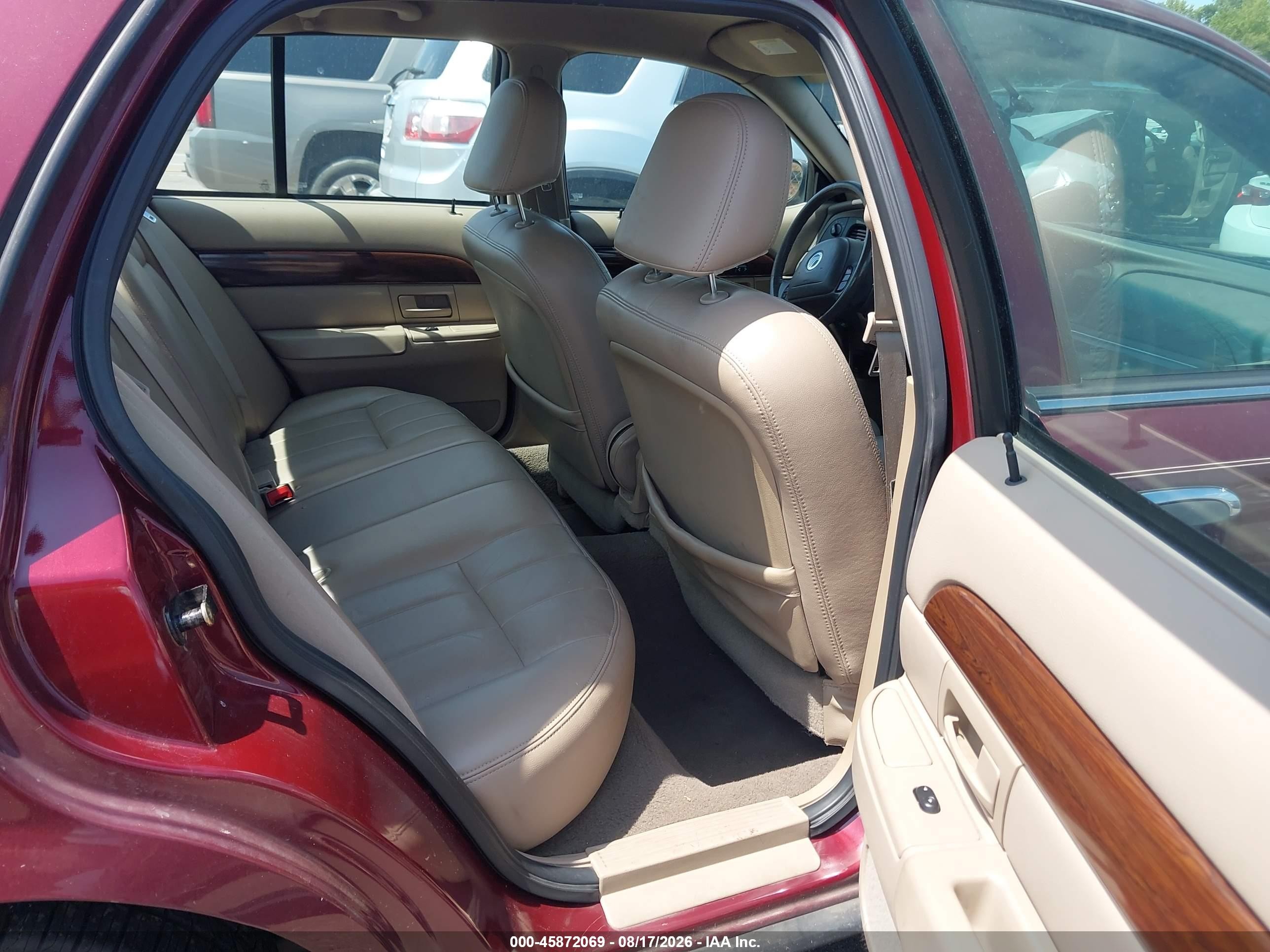 2004 Mercury Grand Marquis Ls Burgundy vin: 2MEFM75W54X618229