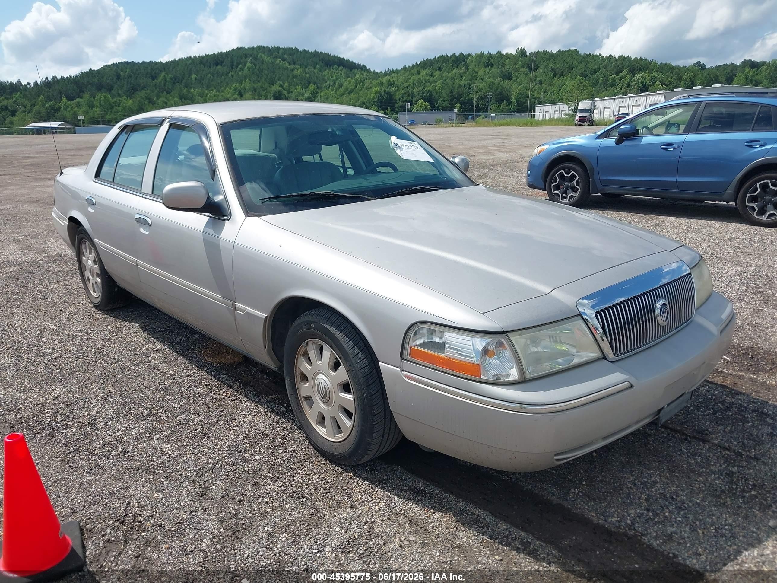 2005 Mercury Grand Marquis Ls/lse Silver vin: 2MEFM75W55X650180