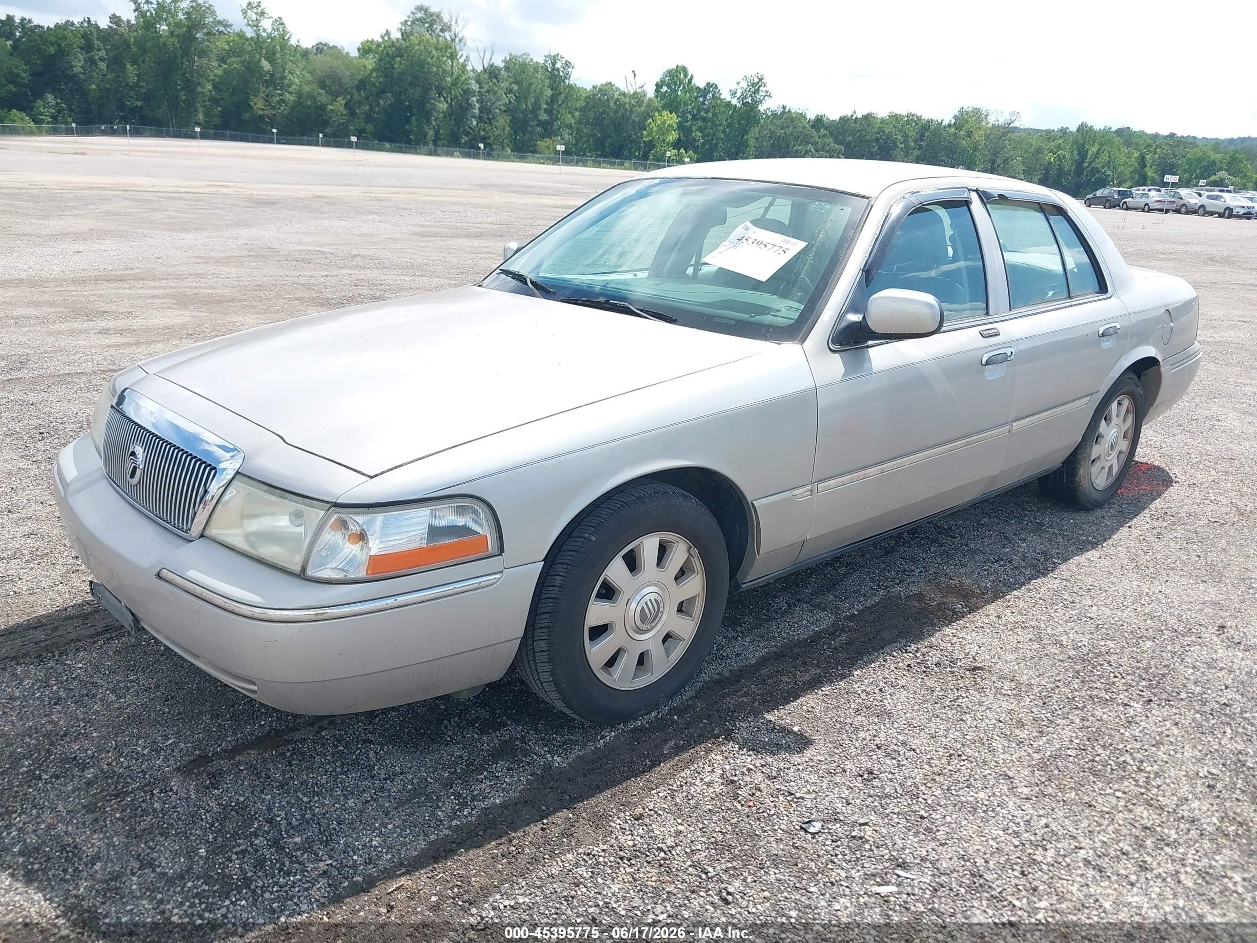 2005 Mercury Grand Marquis Ls/lse Silver vin: 2MEFM75W55X650180