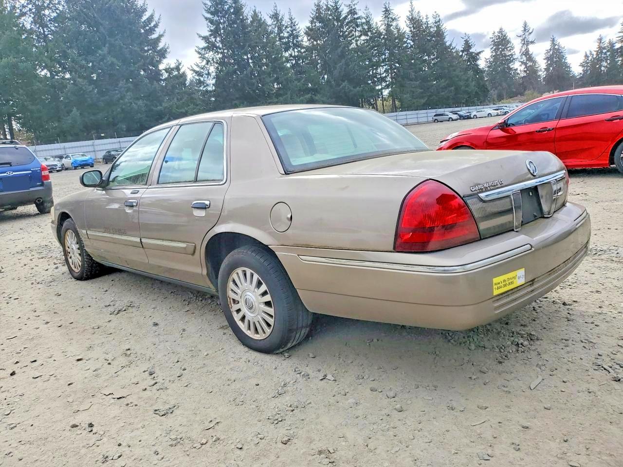 2006 Mercury Grand Marquis Ls Tan vin: 2MEFM75W56X654425