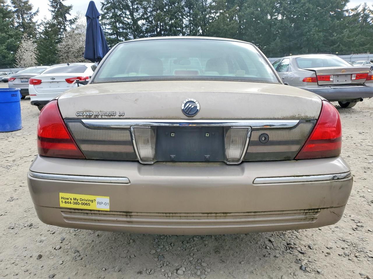 2006 Mercury Grand Marquis Ls Tan vin: 2MEFM75W56X654425