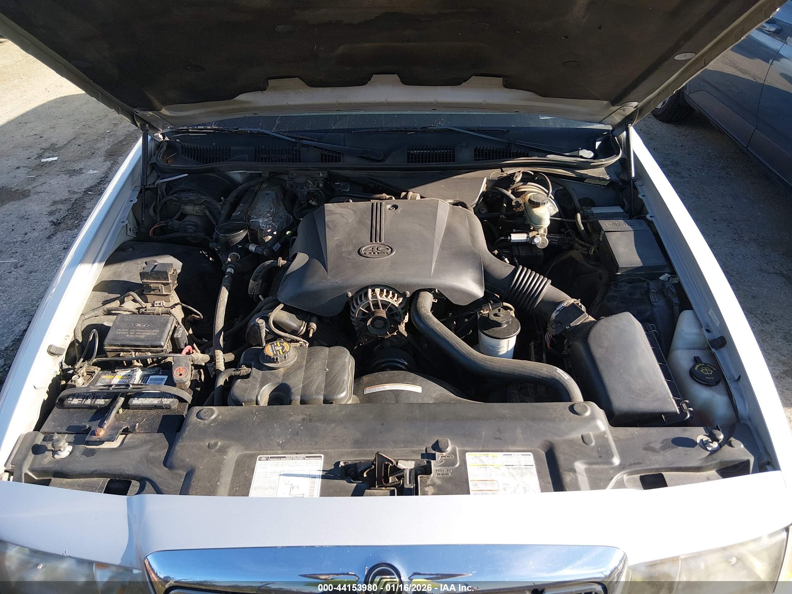 1998 Mercury Grand Marquis   Silver vin: 2MEFM75W5WX648883
