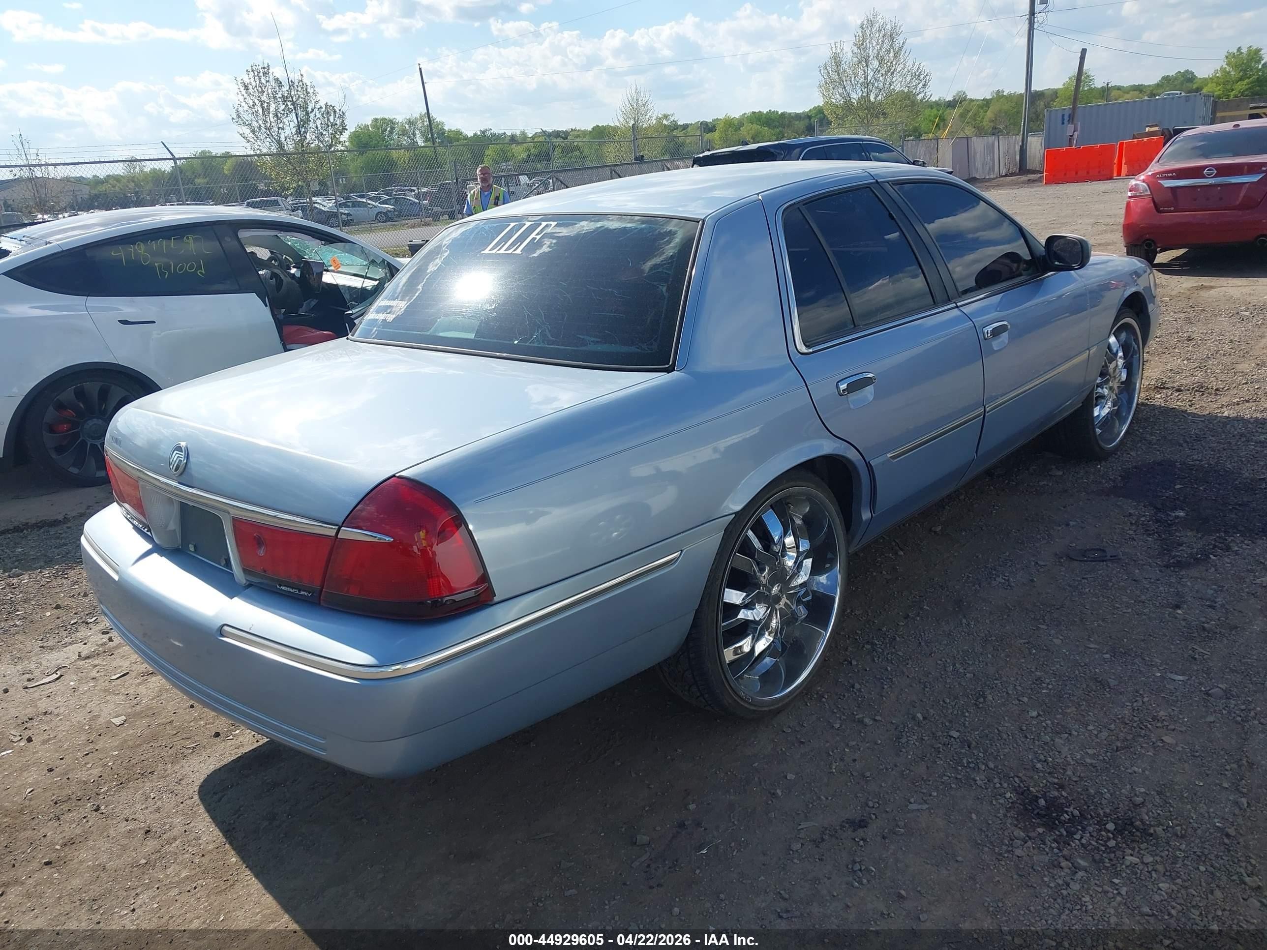 1998 Mercury Grand Marquis   Light Blue vin: 2MEFM75W5WX674092