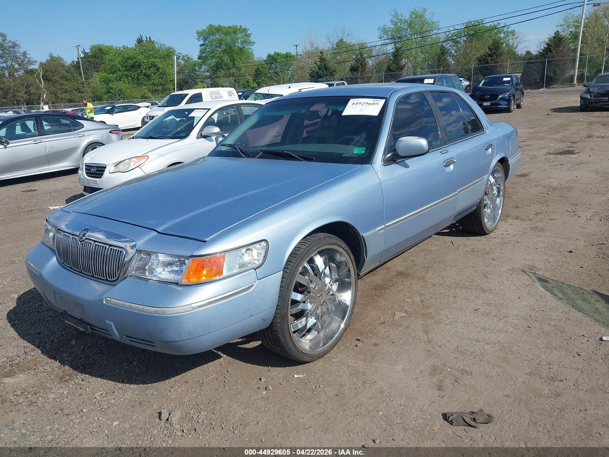 1998 Mercury Grand Marquis   Light Blue vin: 2MEFM75W5WX674092