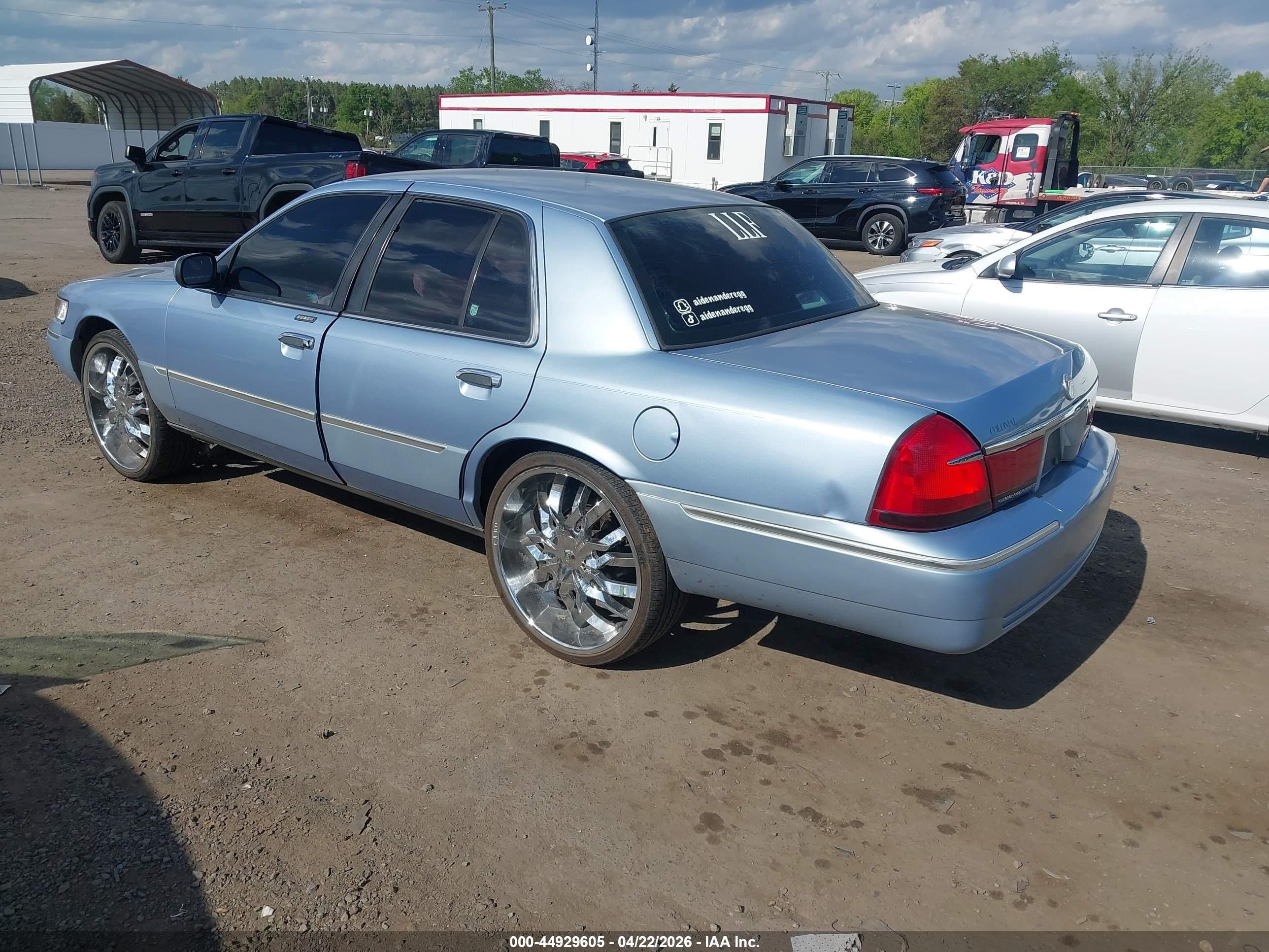 1998 Mercury Grand Marquis   Light Blue vin: 2MEFM75W5WX674092