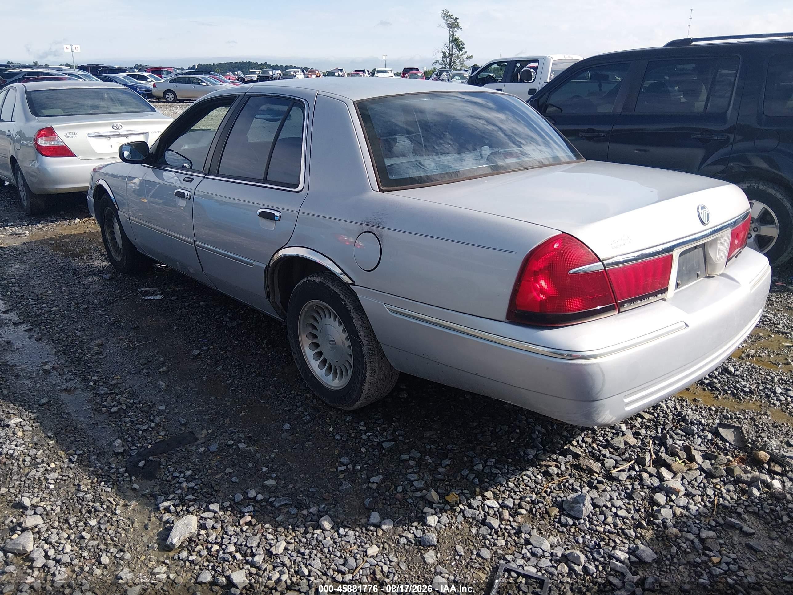 2001 Mercury Grand Marquis Ls Silver vin: 2MEFM75W61X607493