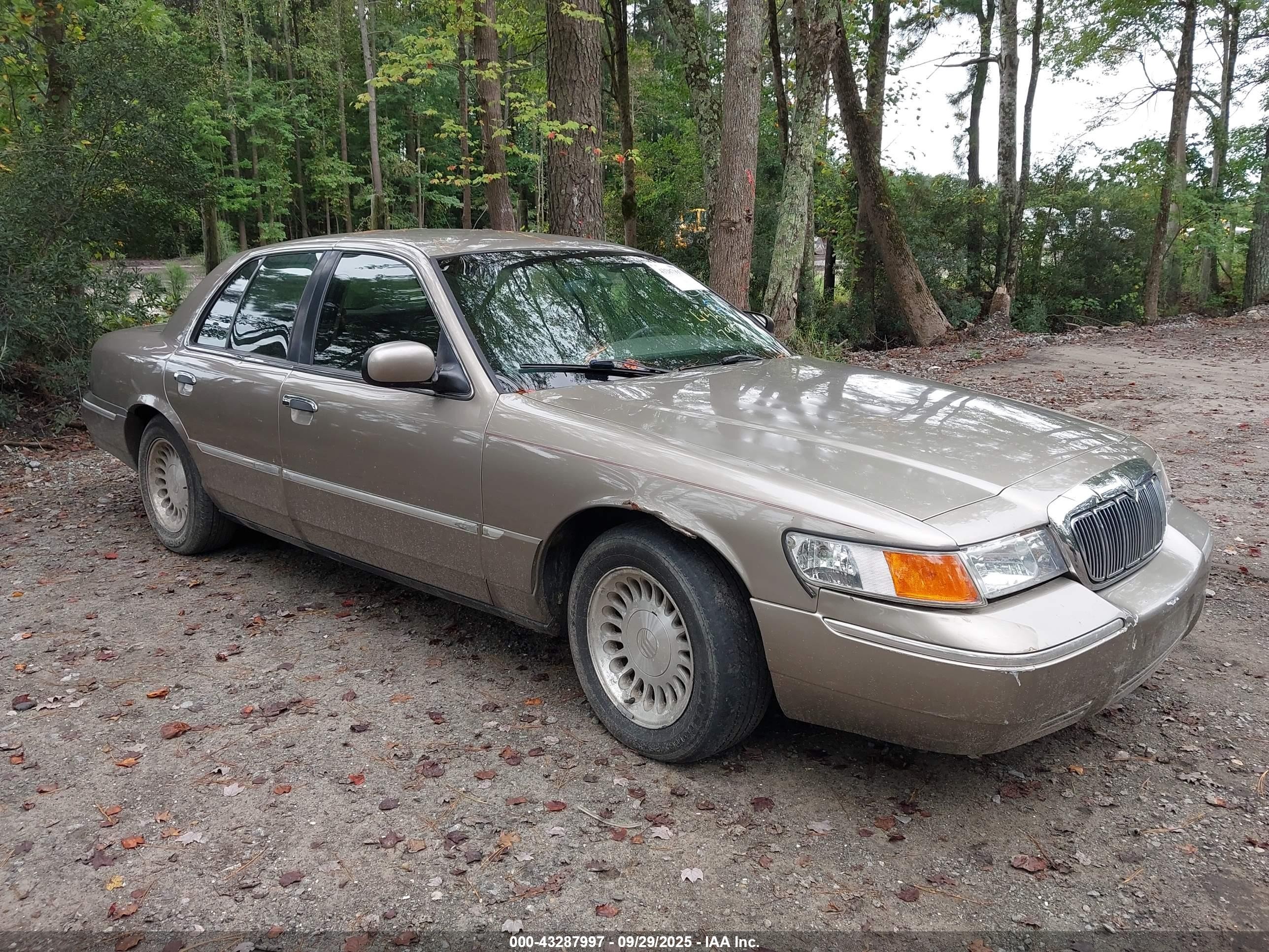 2002 Mercury Grand Marquis Ls Brown vin: 2MEFM75W62X664200