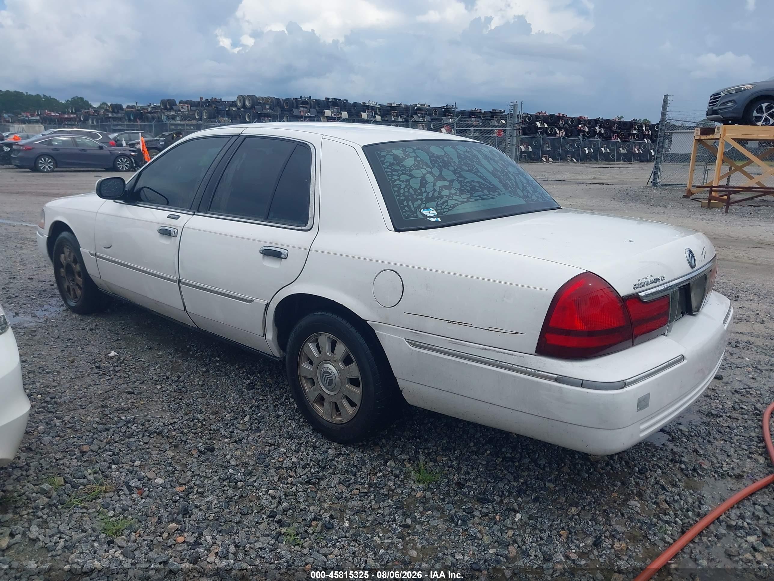 2003 Mercury Grand Marquis Ls Белый vin: 2MEFM75W63X621381