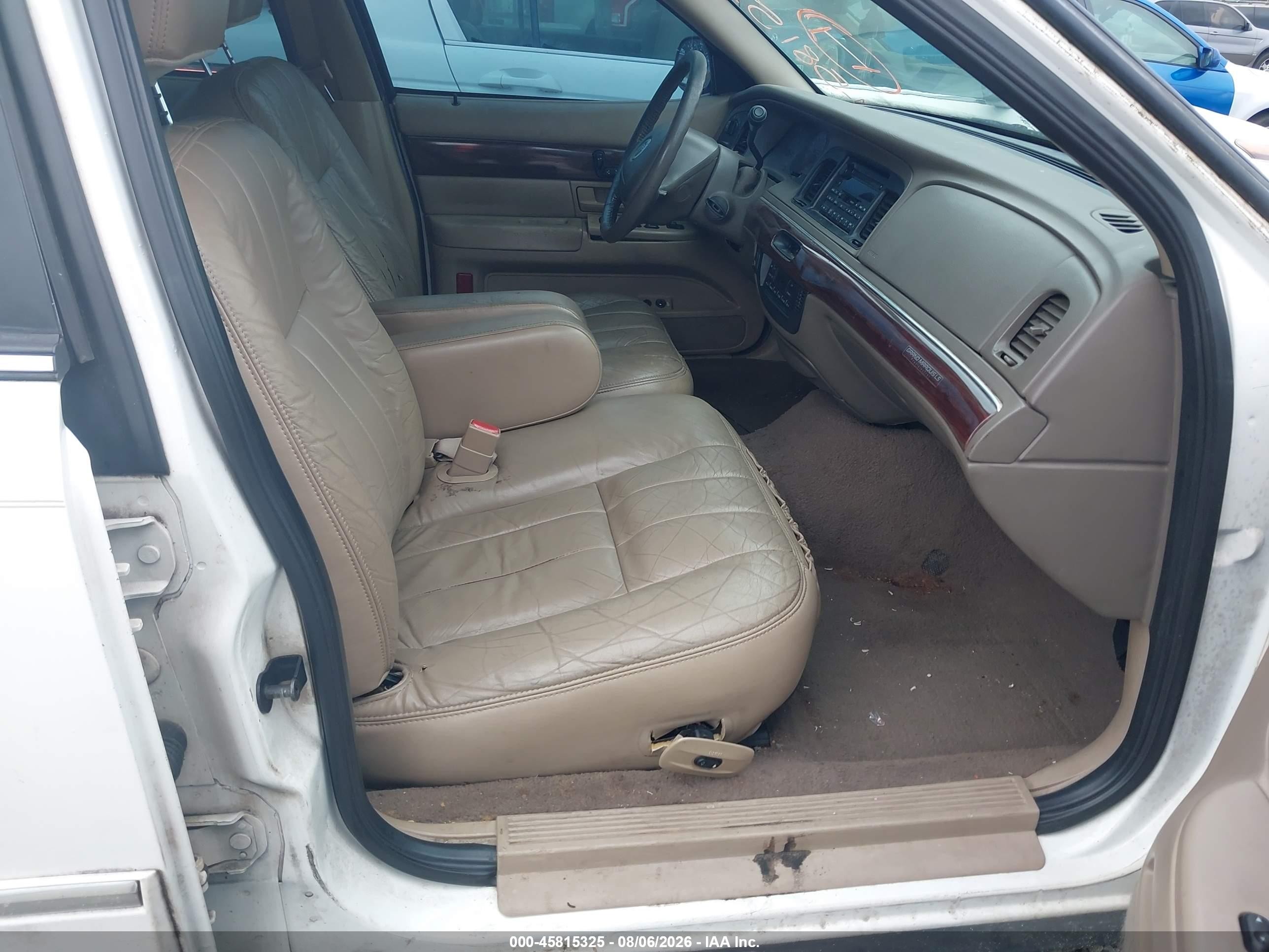 2003 Mercury Grand Marquis Ls Белый vin: 2MEFM75W63X621381