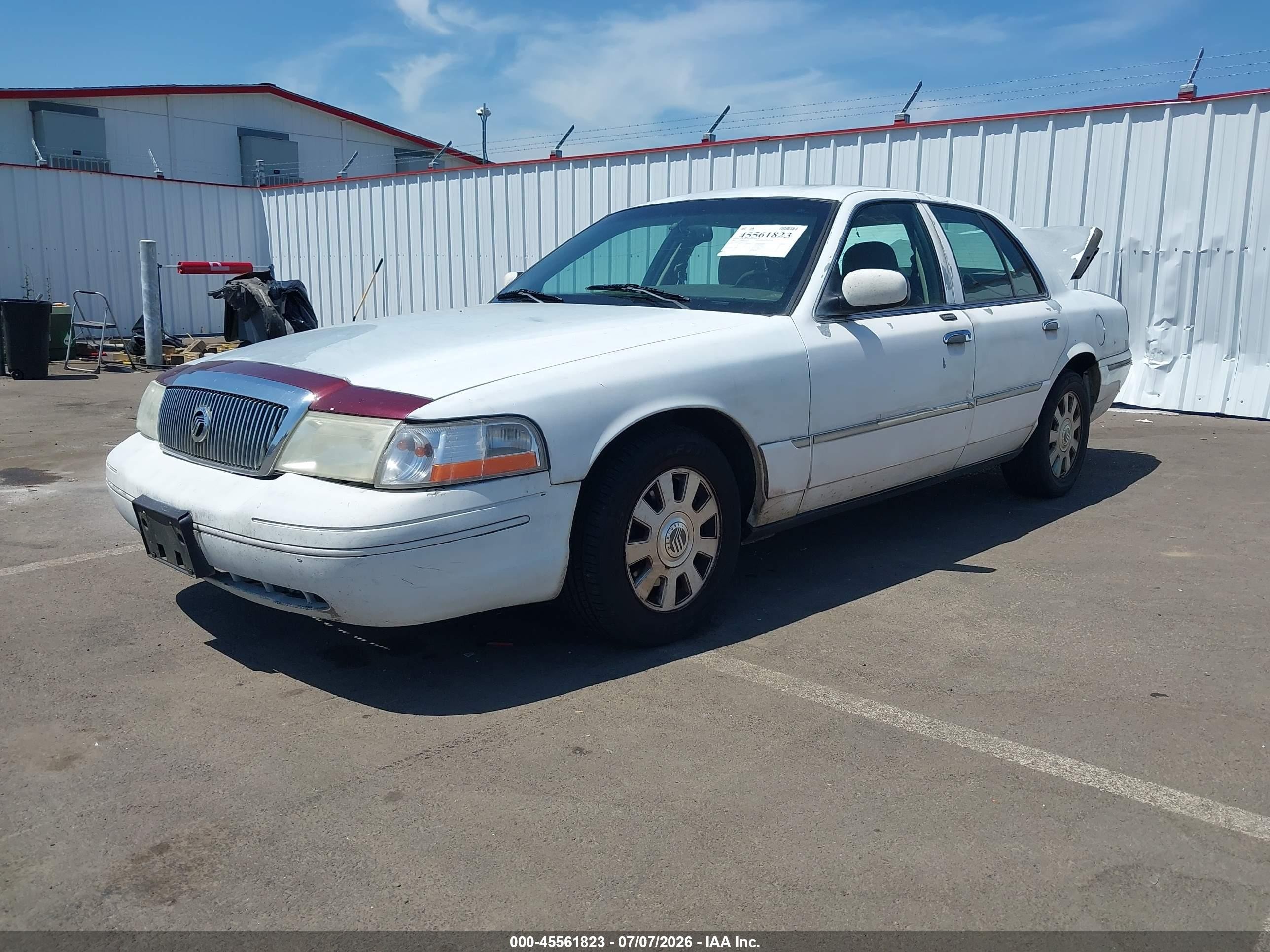 2003 Mercury Grand Marquis Ls White vin: 2MEFM75W63X702073