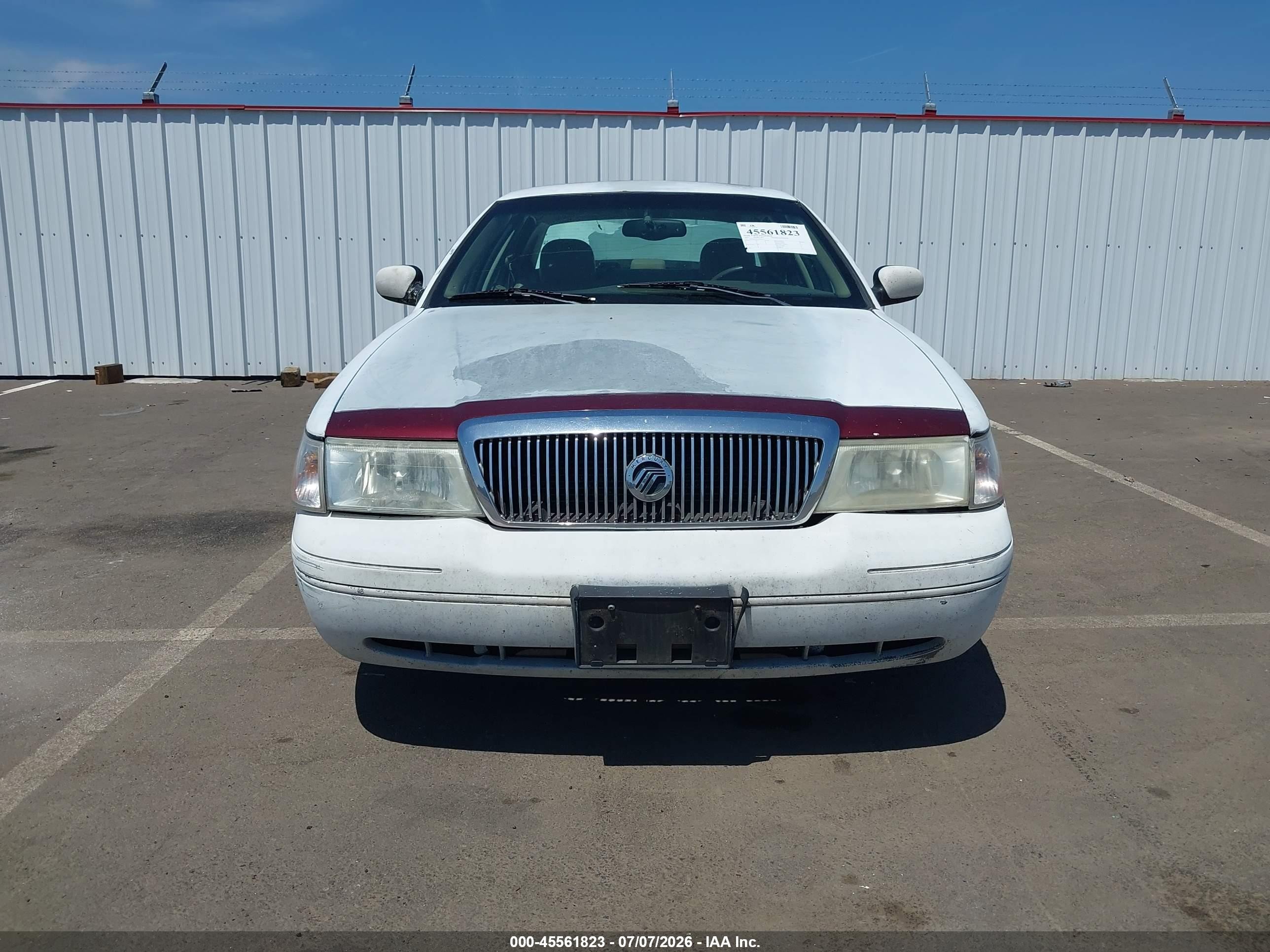 2003 Mercury Grand Marquis Ls White vin: 2MEFM75W63X702073