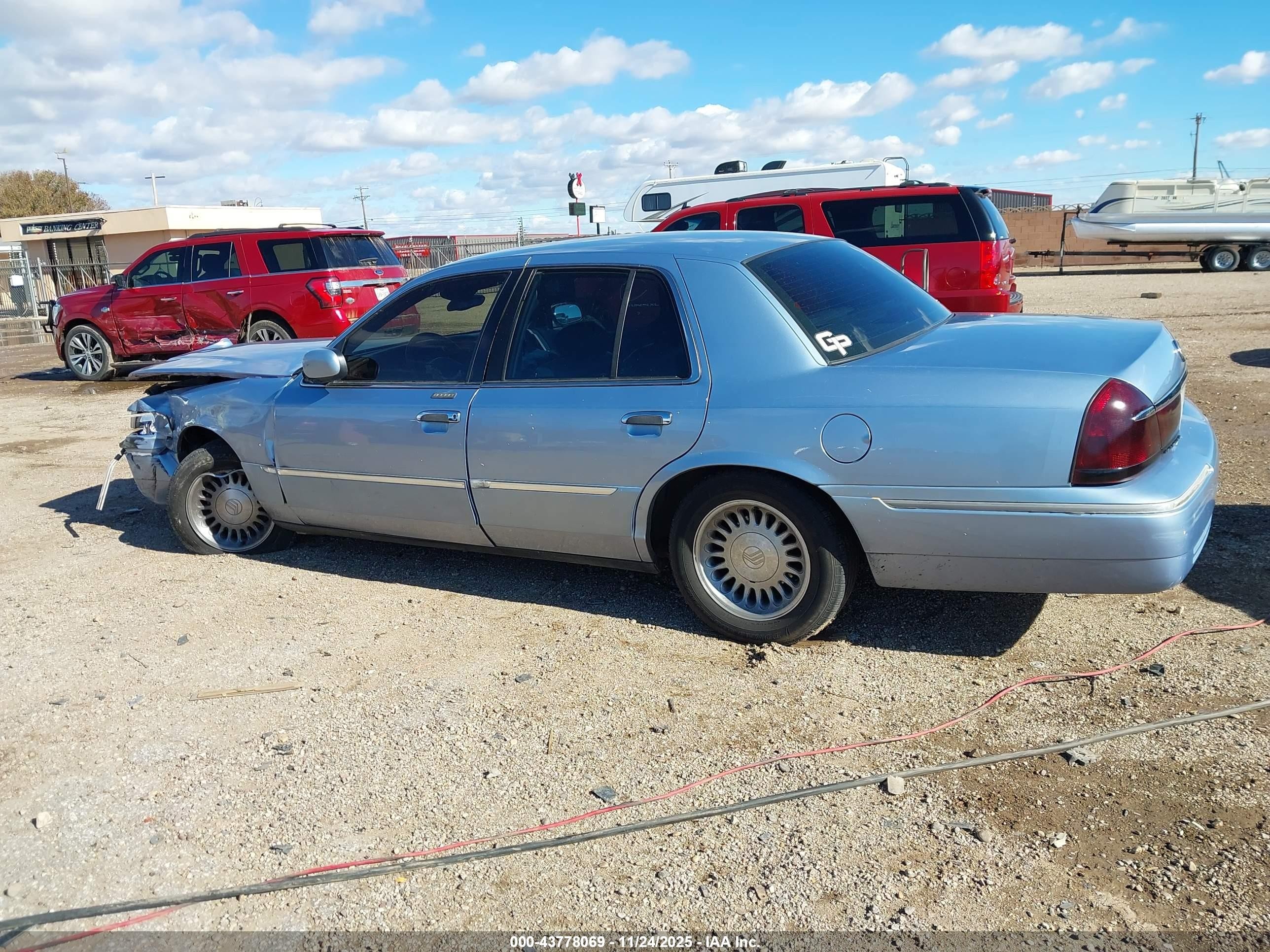 1998 Mercury Grand Marquis   Синий vin: 2MEFM75W6WX698448