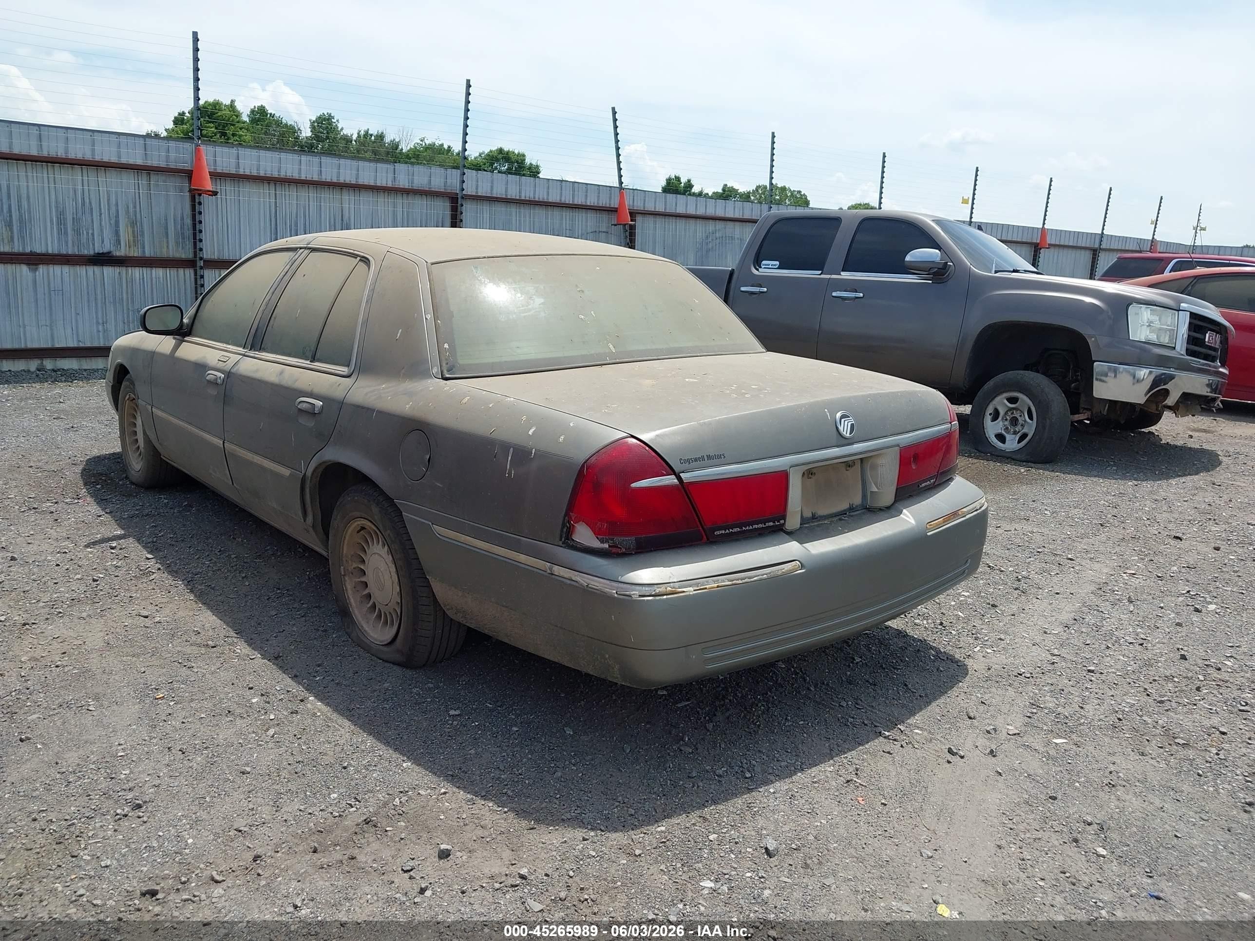2000 Mercury Grand Marquis Ls Green vin: 2MEFM75W6YX713307