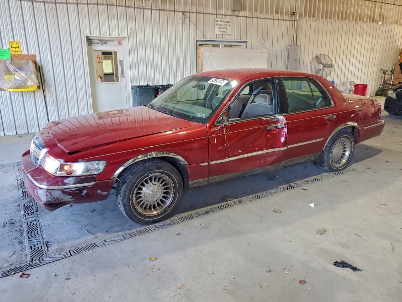 2000 Mercury Grand Marquis Ls Maroon vin: 2MEFM75W6YX740197
