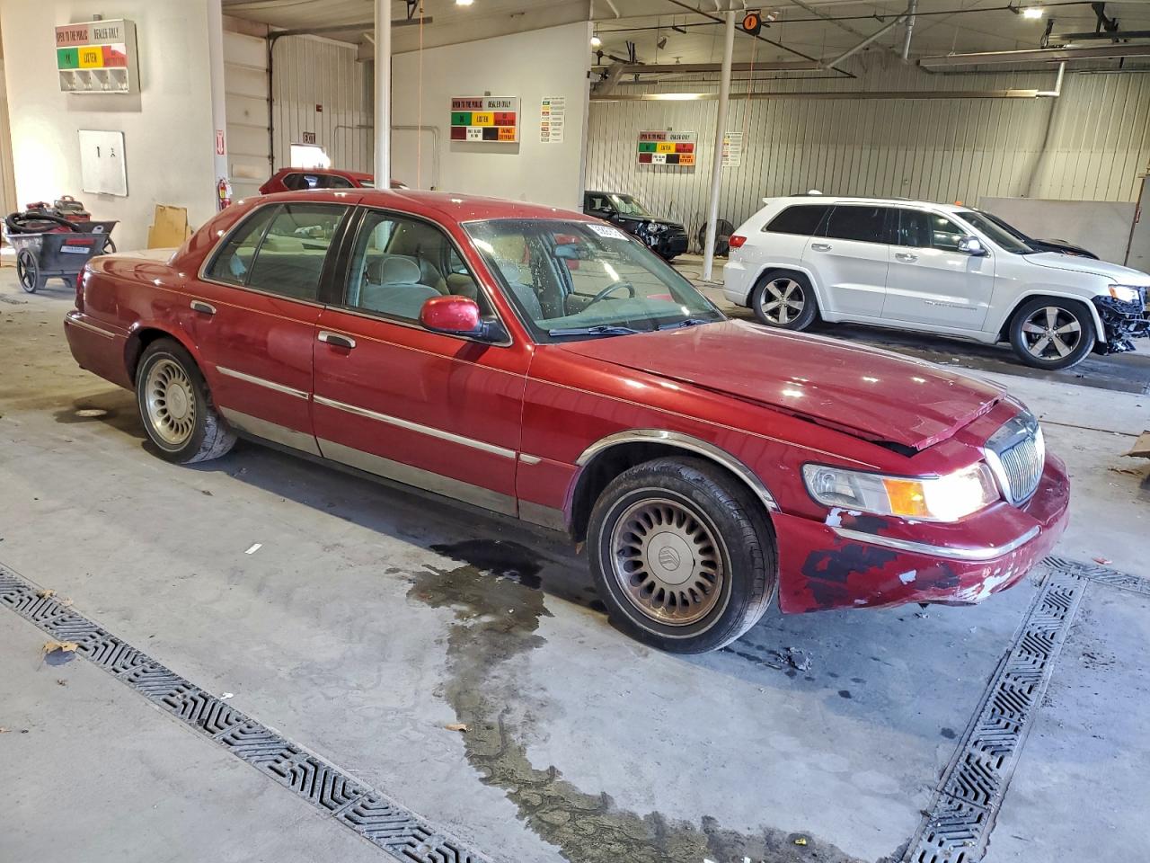 2000 Mercury Grand Marquis Ls Maroon vin: 2MEFM75W6YX740197