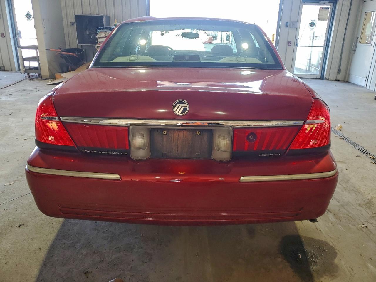 2000 Mercury Grand Marquis Ls Maroon vin: 2MEFM75W6YX740197