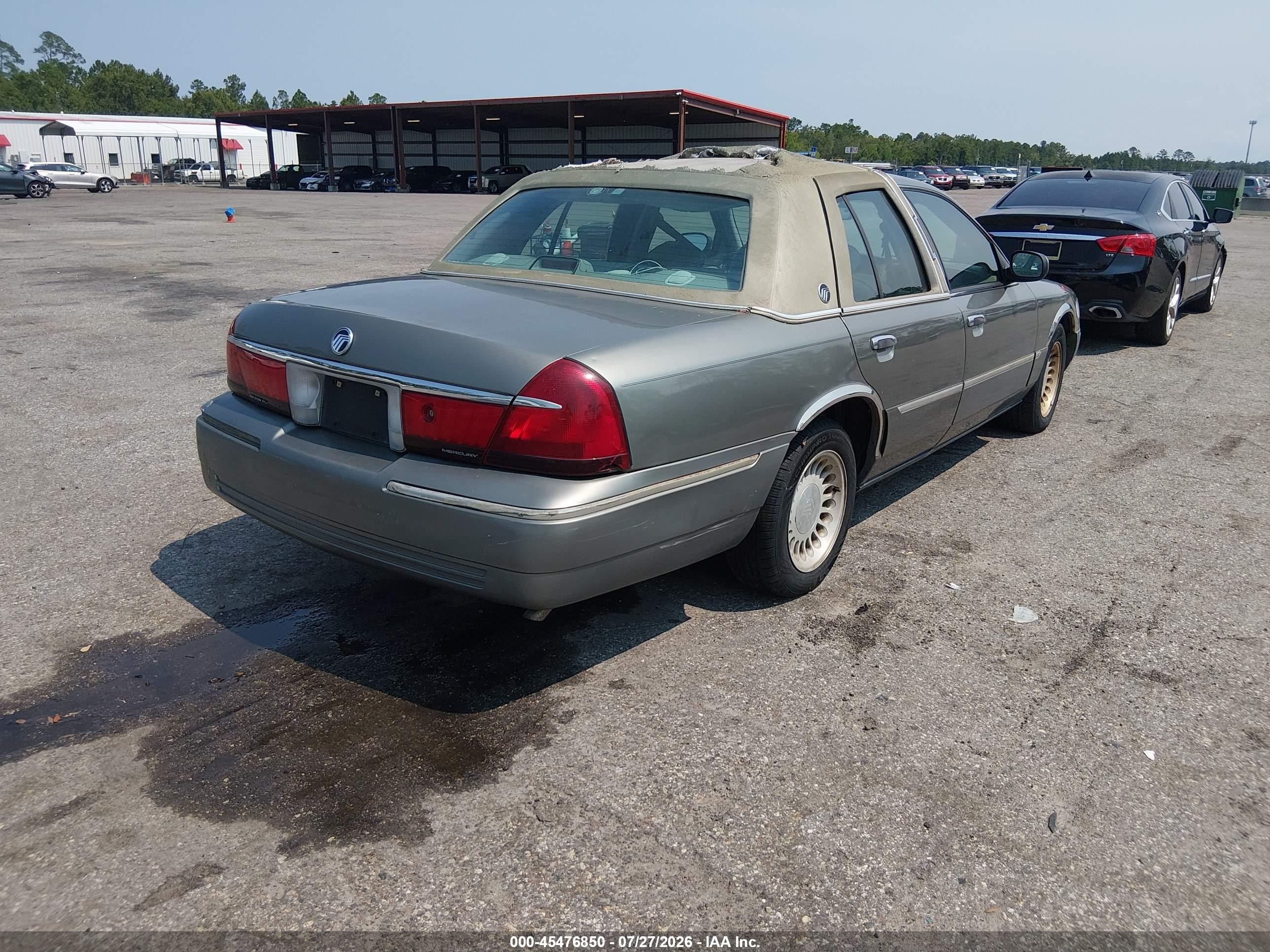 2001 Mercury Grand Marquis Ls Gray vin: 2MEFM75W71X646819