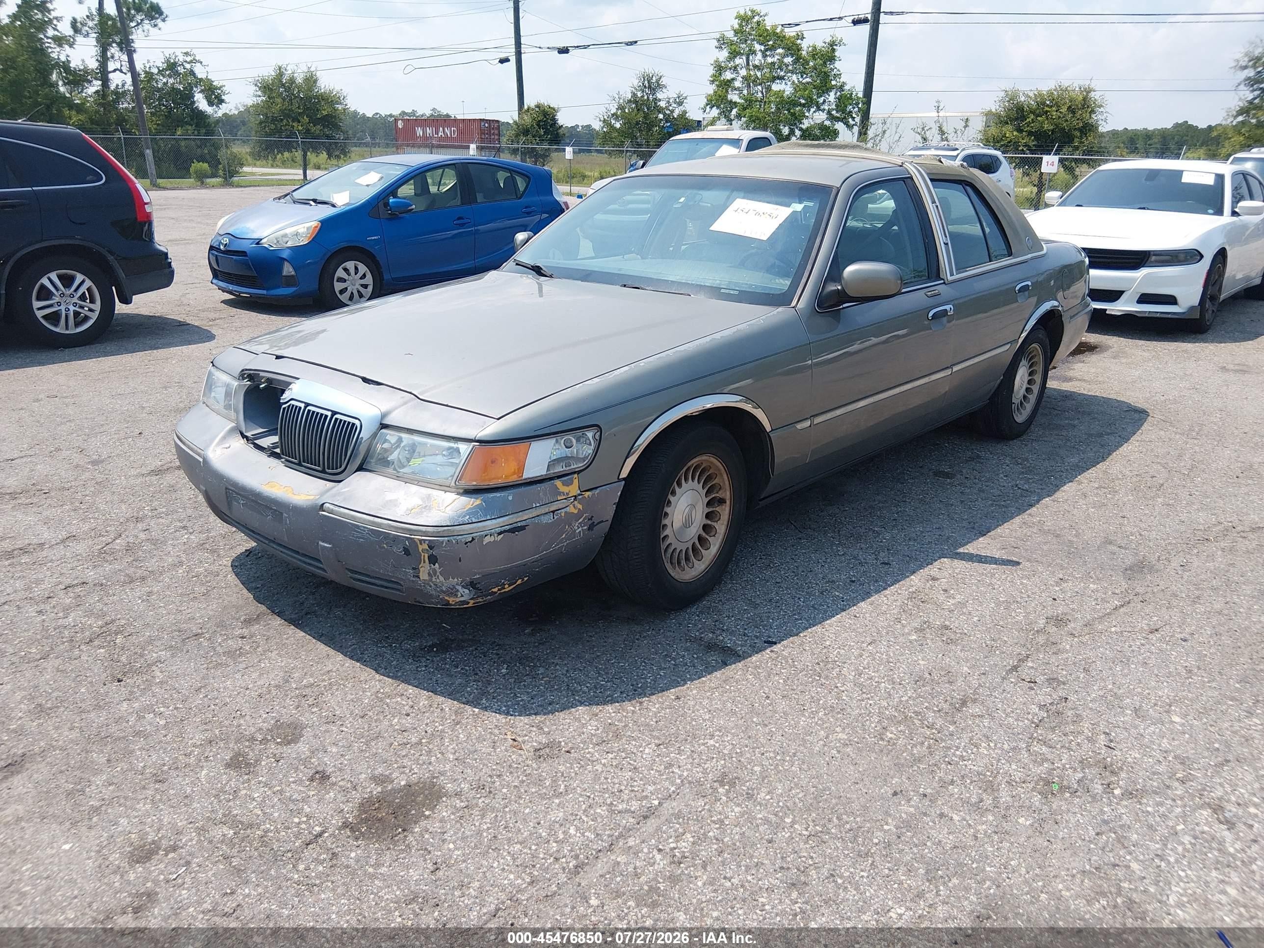 2001 Mercury Grand Marquis Ls Gray vin: 2MEFM75W71X646819