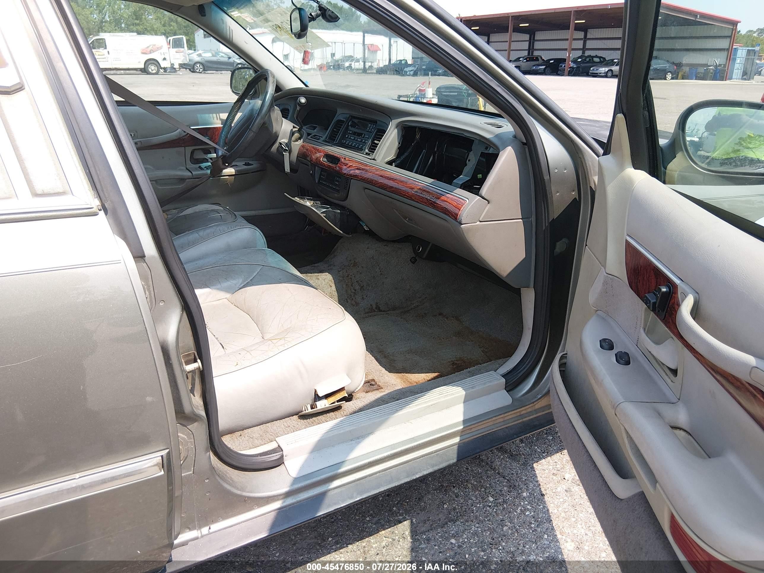 2001 Mercury Grand Marquis Ls Gray vin: 2MEFM75W71X646819