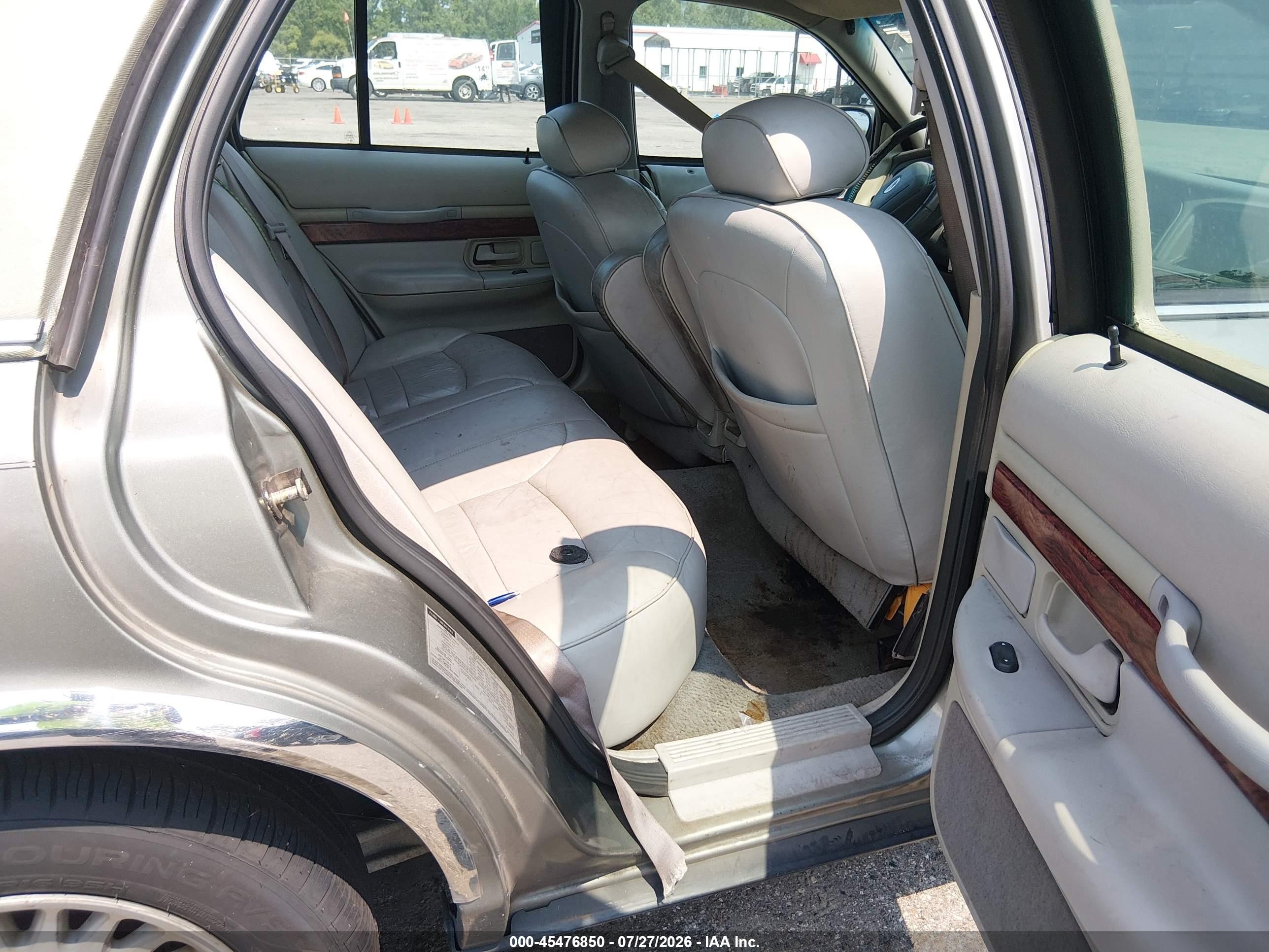 2001 Mercury Grand Marquis Ls Gray vin: 2MEFM75W71X646819