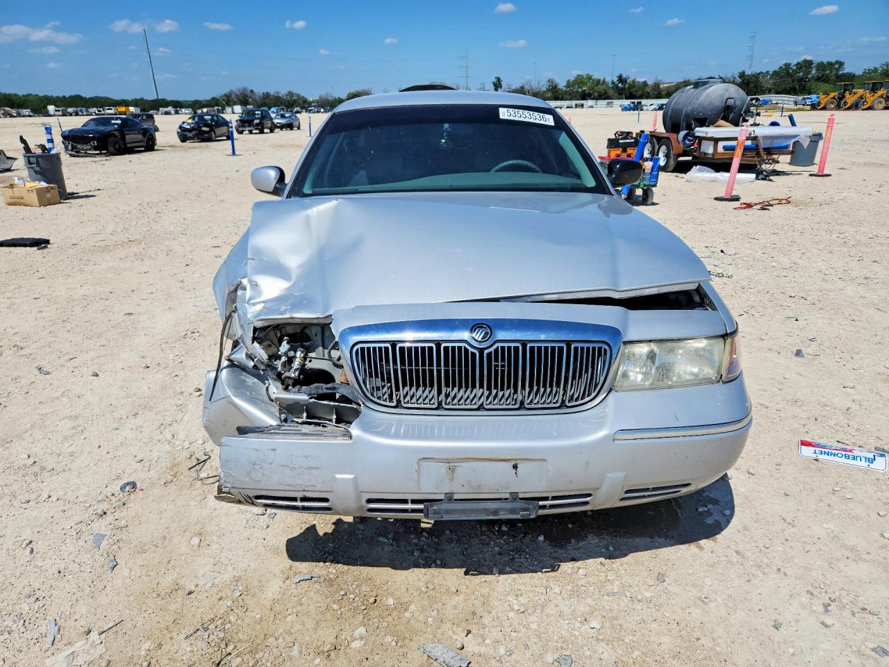 2001 Mercury Grand Marquis Ls Silver vin: 2MEFM75W71X655956