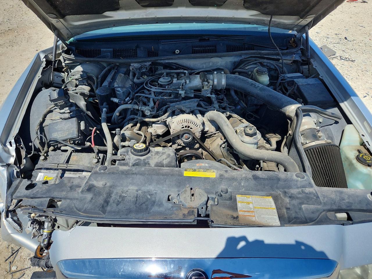 2001 Mercury Grand Marquis Ls Silver vin: 2MEFM75W71X655956