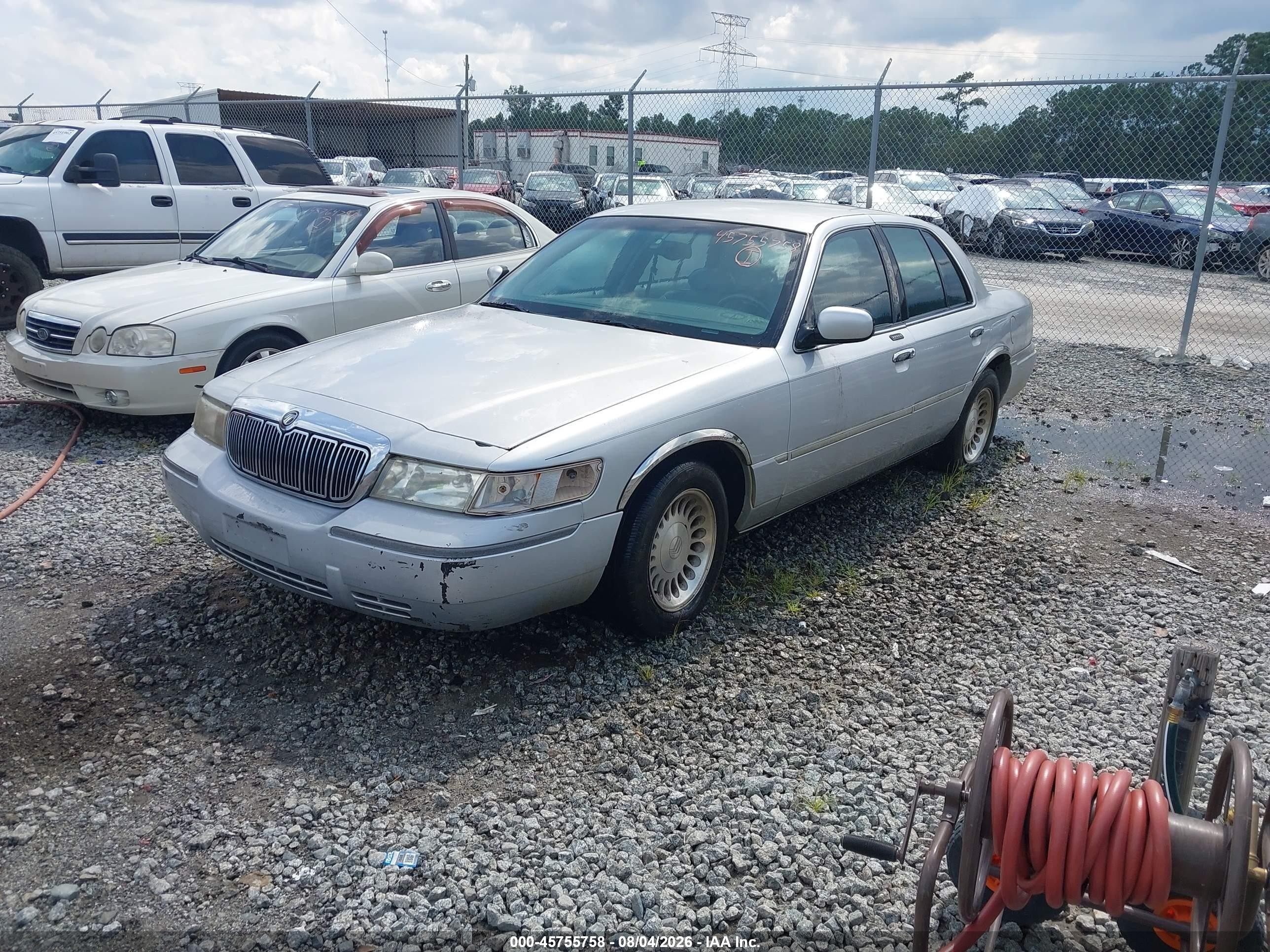 2002 Mercury Grand Marquis Ls Gray vin: 2MEFM75W72X617368