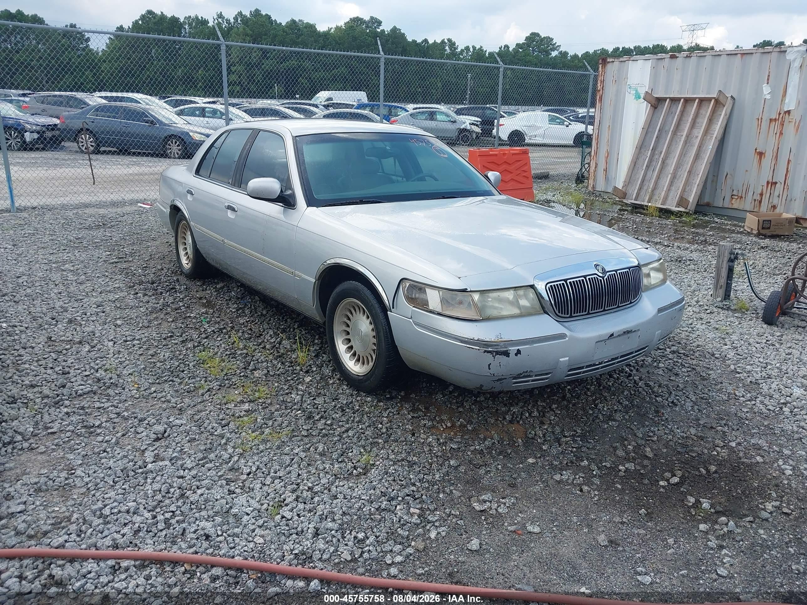 2002 Mercury Grand Marquis Ls Gray vin: 2MEFM75W72X617368
