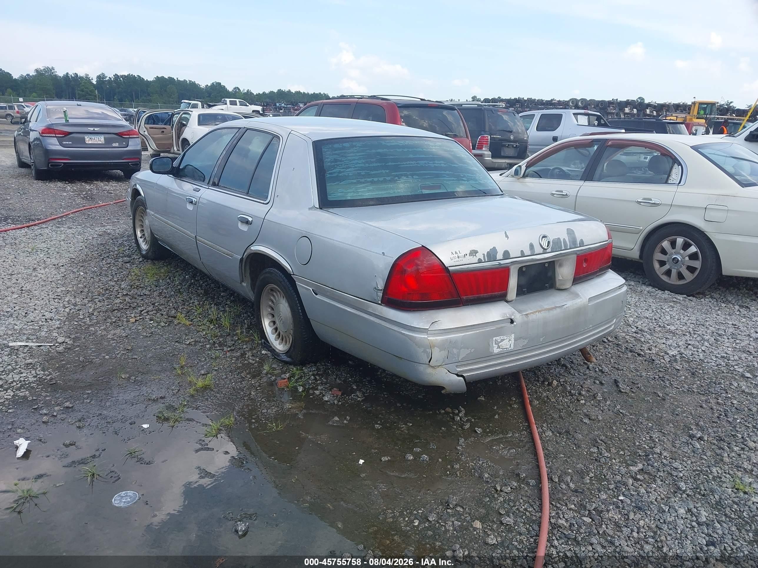 2002 Mercury Grand Marquis Ls Gray vin: 2MEFM75W72X617368