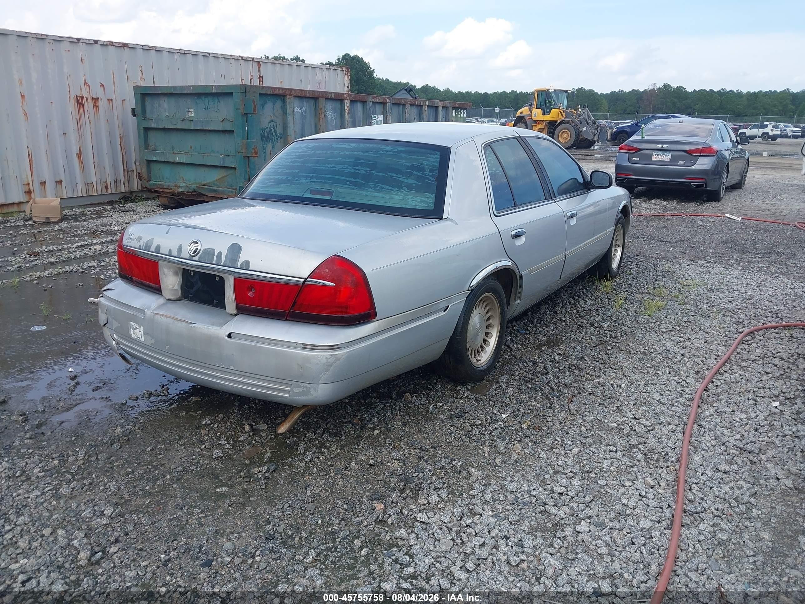 2002 Mercury Grand Marquis Ls Gray vin: 2MEFM75W72X617368
