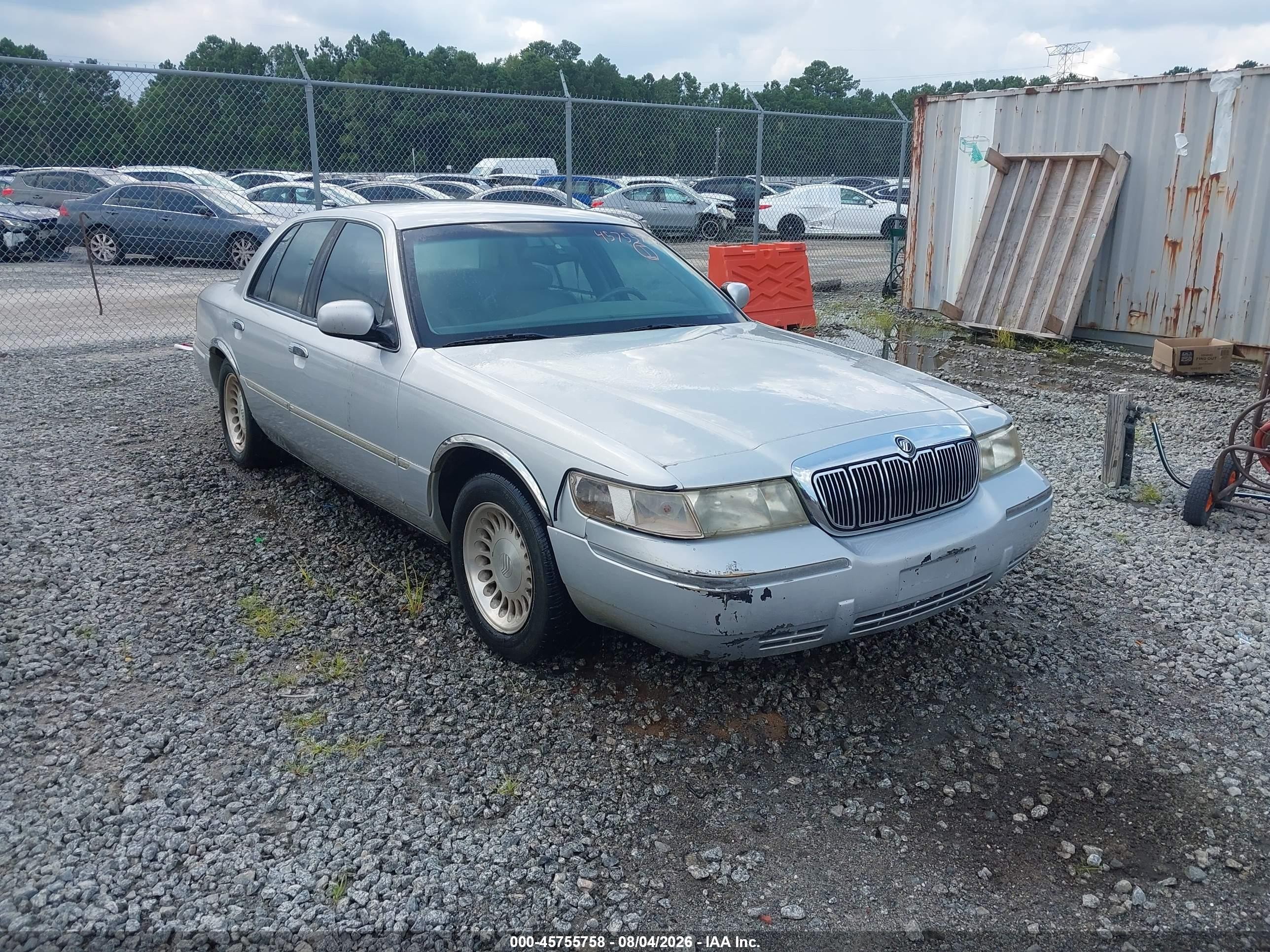 2002 Mercury Grand Marquis Ls Gray vin: 2MEFM75W72X617368