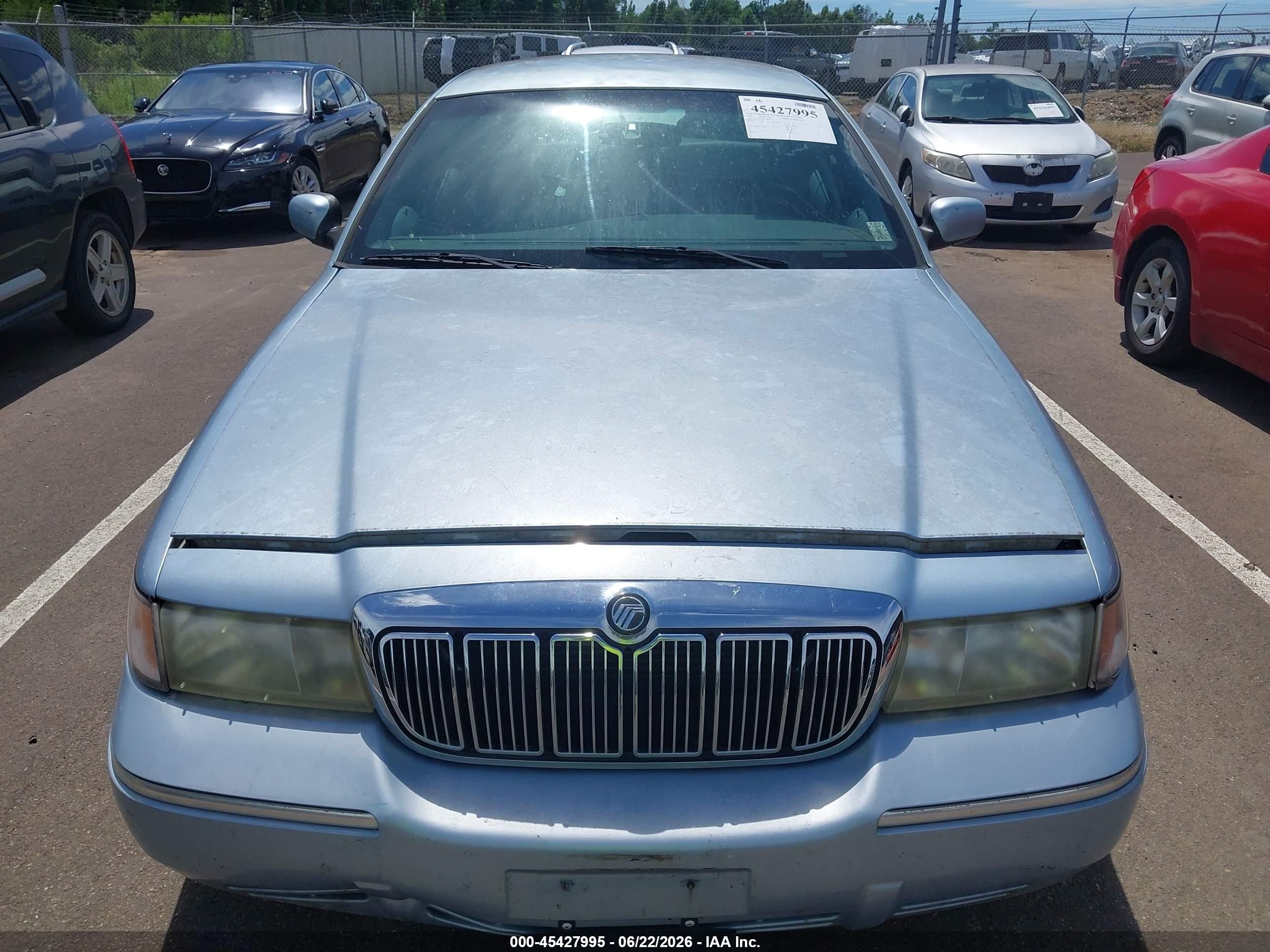 2002 Mercury Grand Marquis Ls Light Blue vin: 2MEFM75W72X638270