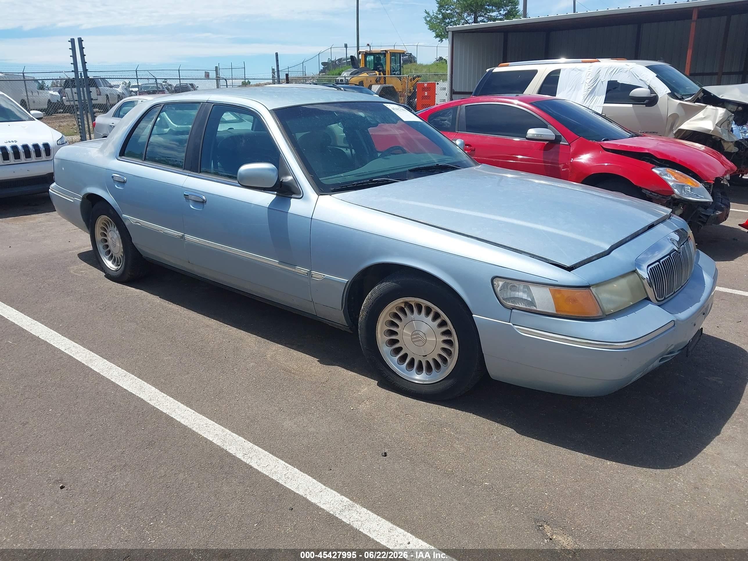 2002 Mercury Grand Marquis Ls Light Blue vin: 2MEFM75W72X638270