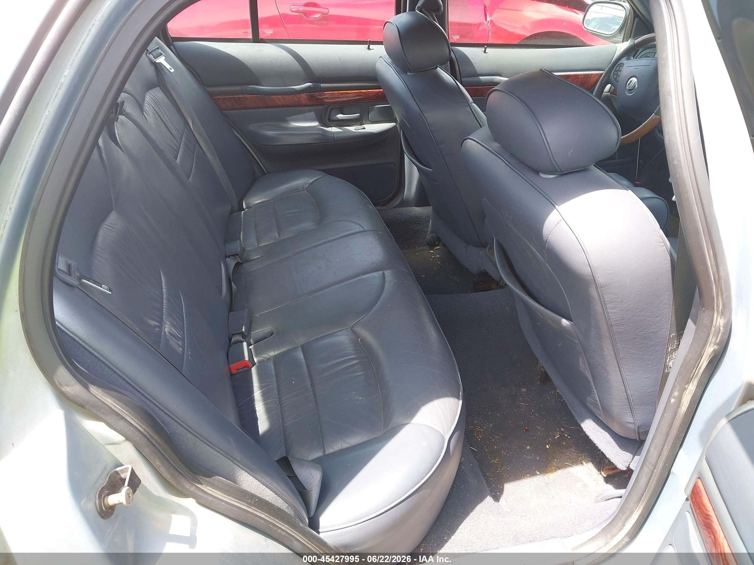 2002 Mercury Grand Marquis Ls Light Blue vin: 2MEFM75W72X638270